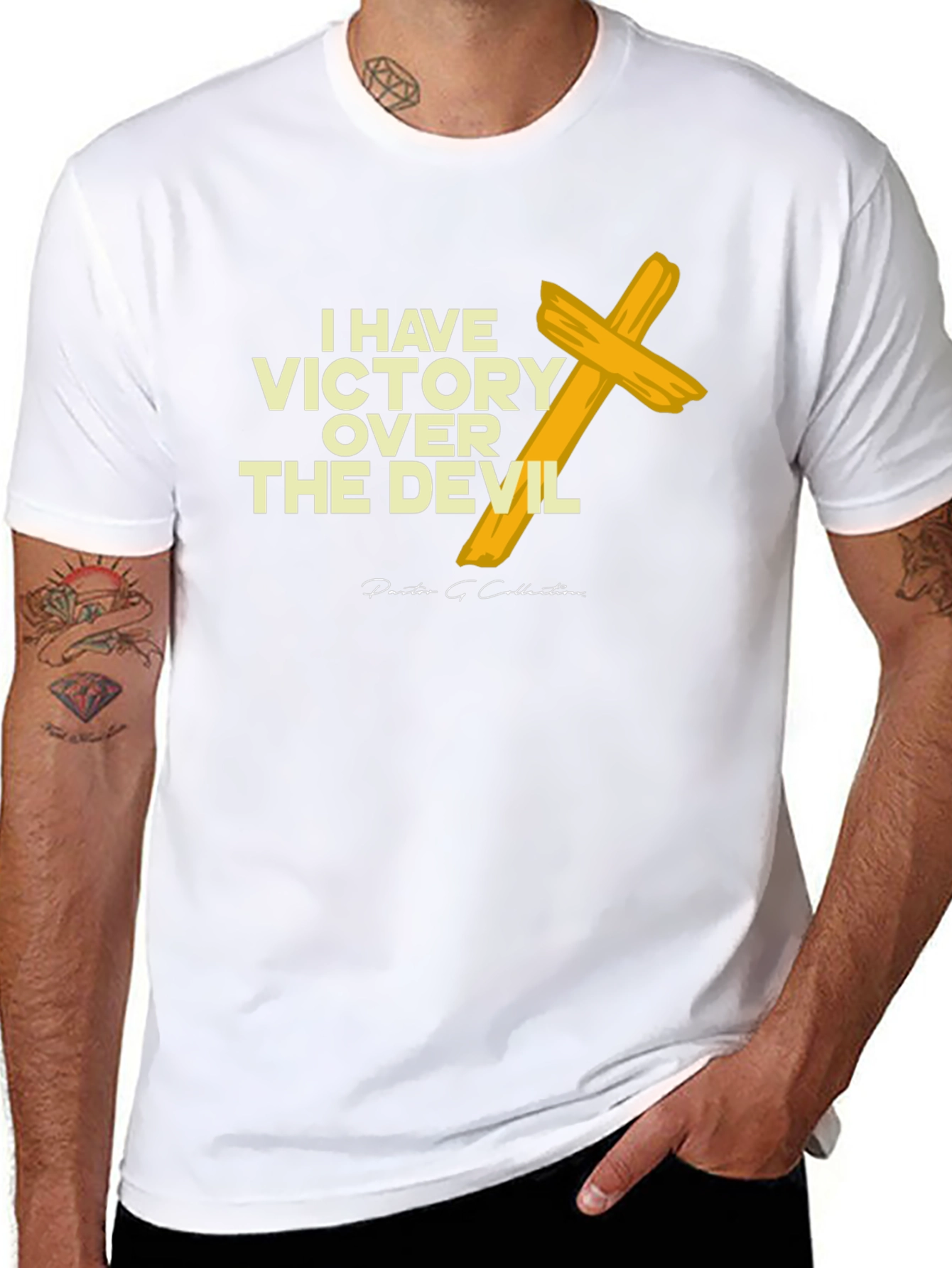 Victory Over the Devil Christian T-Shirt
