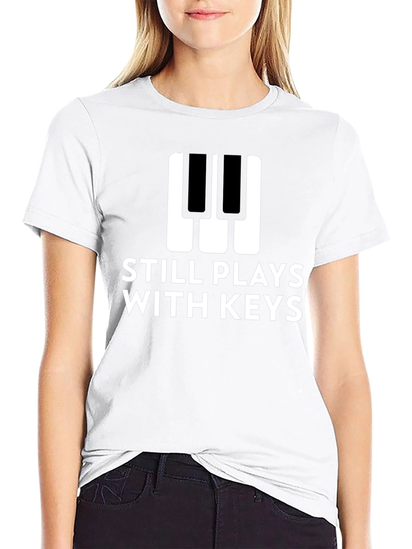 Still Plays With Keys Graphic Tee