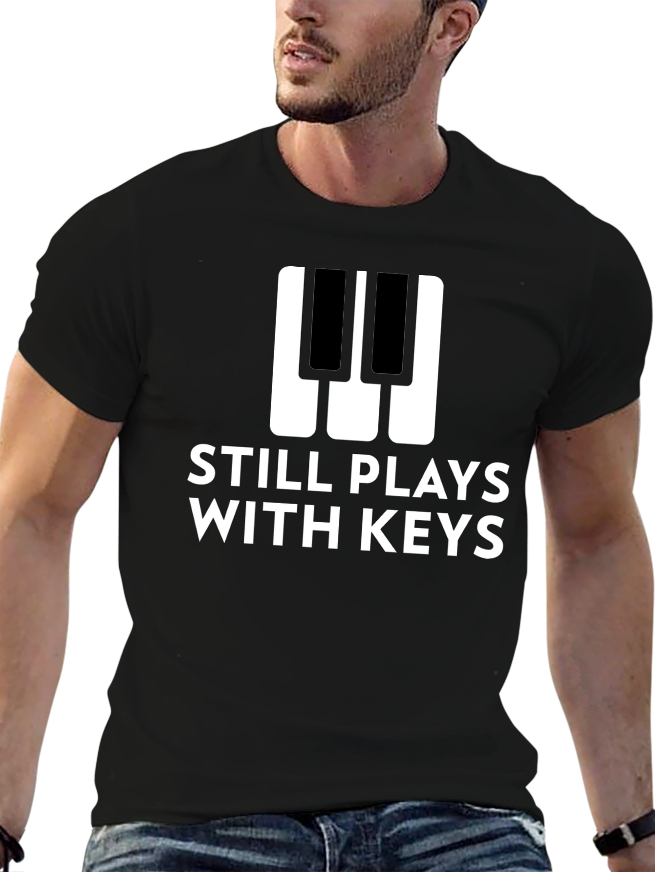 Still Plays With Keys Graphic Tee