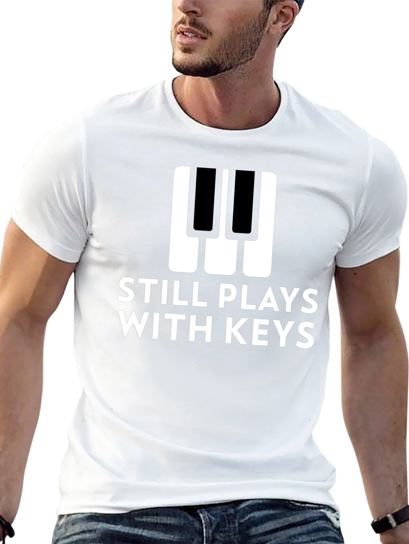 Still Plays With Keys Graphic Tee