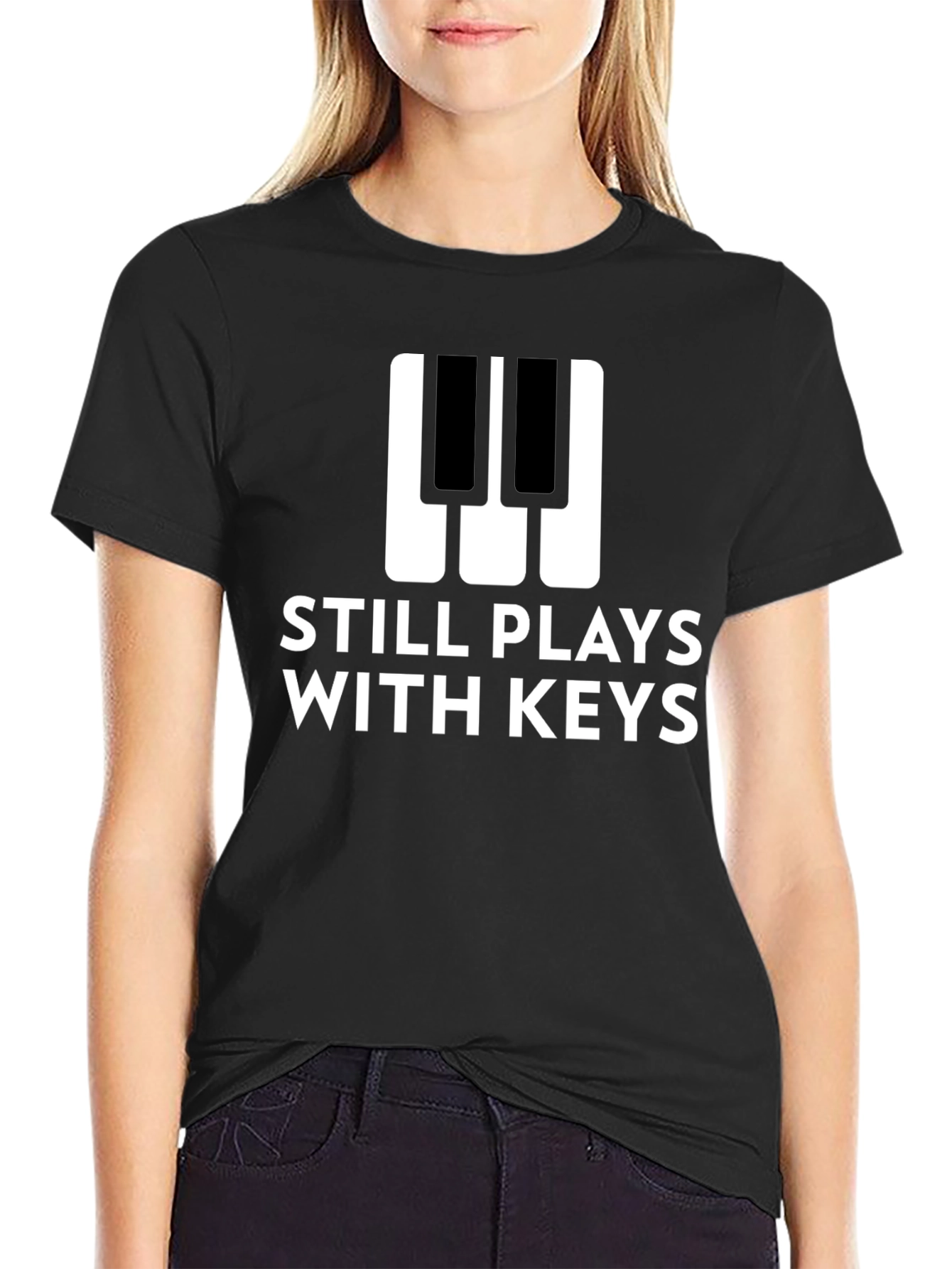 Still Plays With Keys Graphic Tee