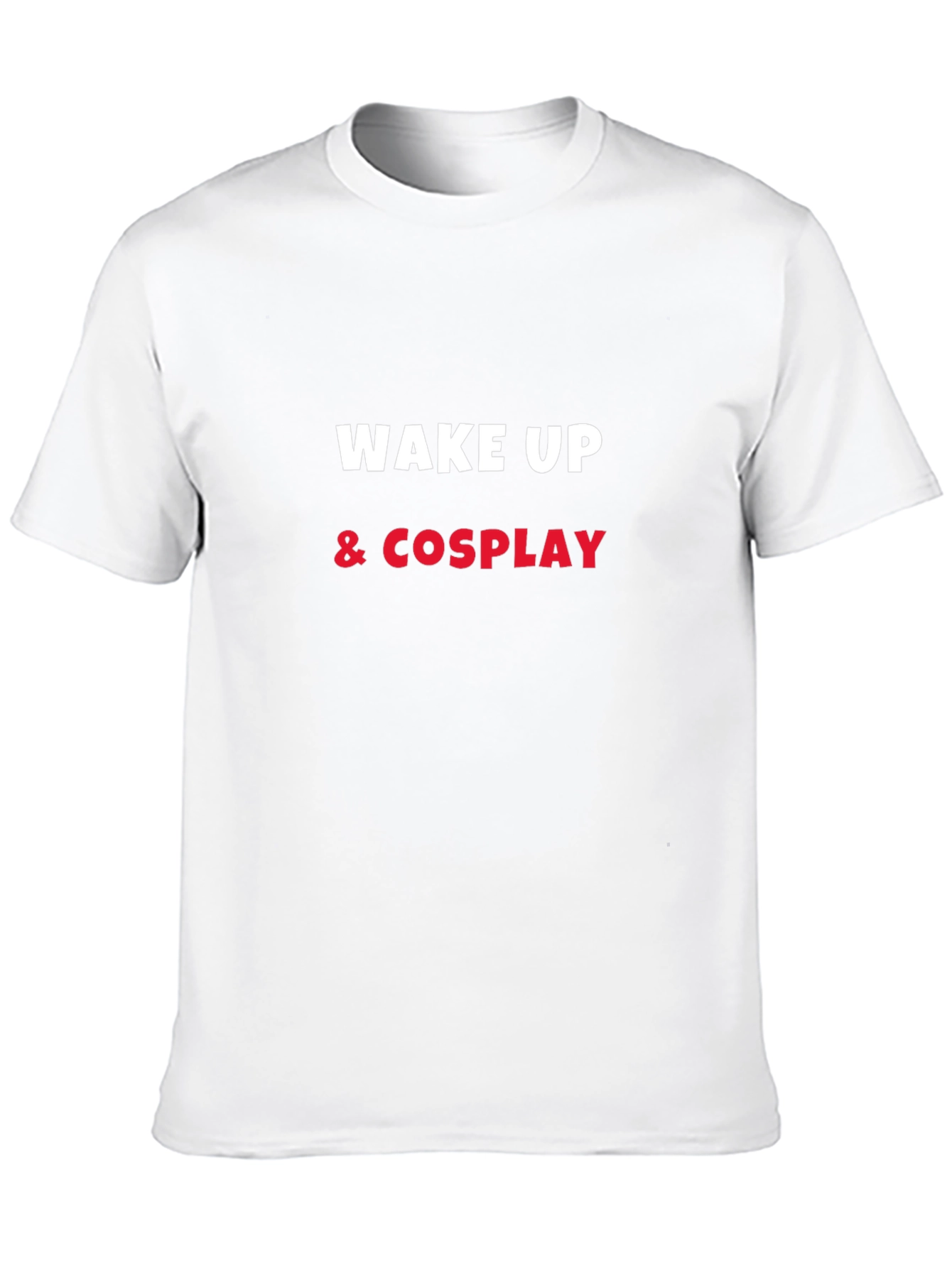 Wake Up & Cosplay Black T-Shirt