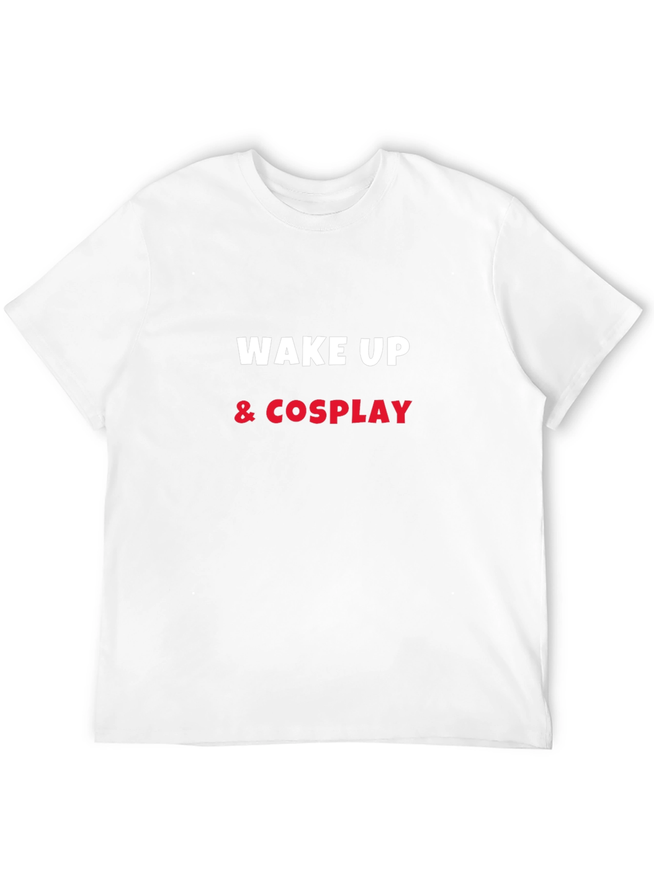 Wake Up & Cosplay Black T-Shirt