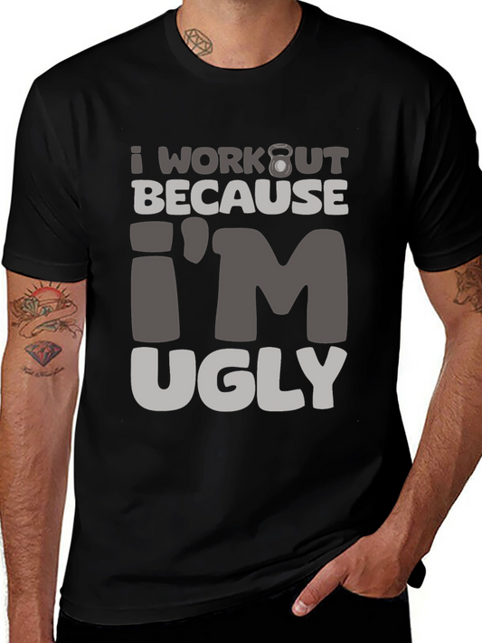 Workout Motivation Graphic Tee - Im Ugly