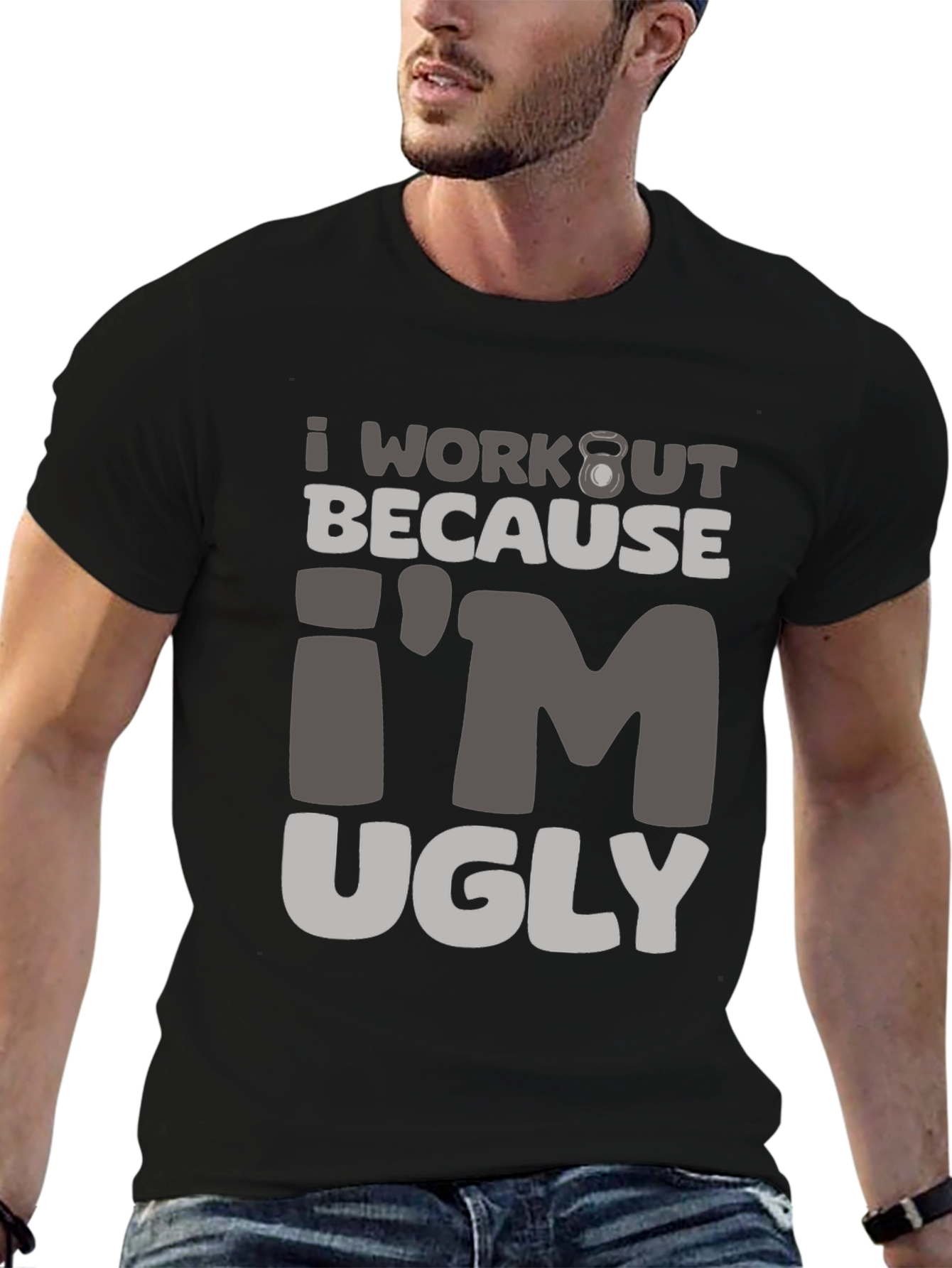 Workout Motivation Graphic Tee - Im Ugly