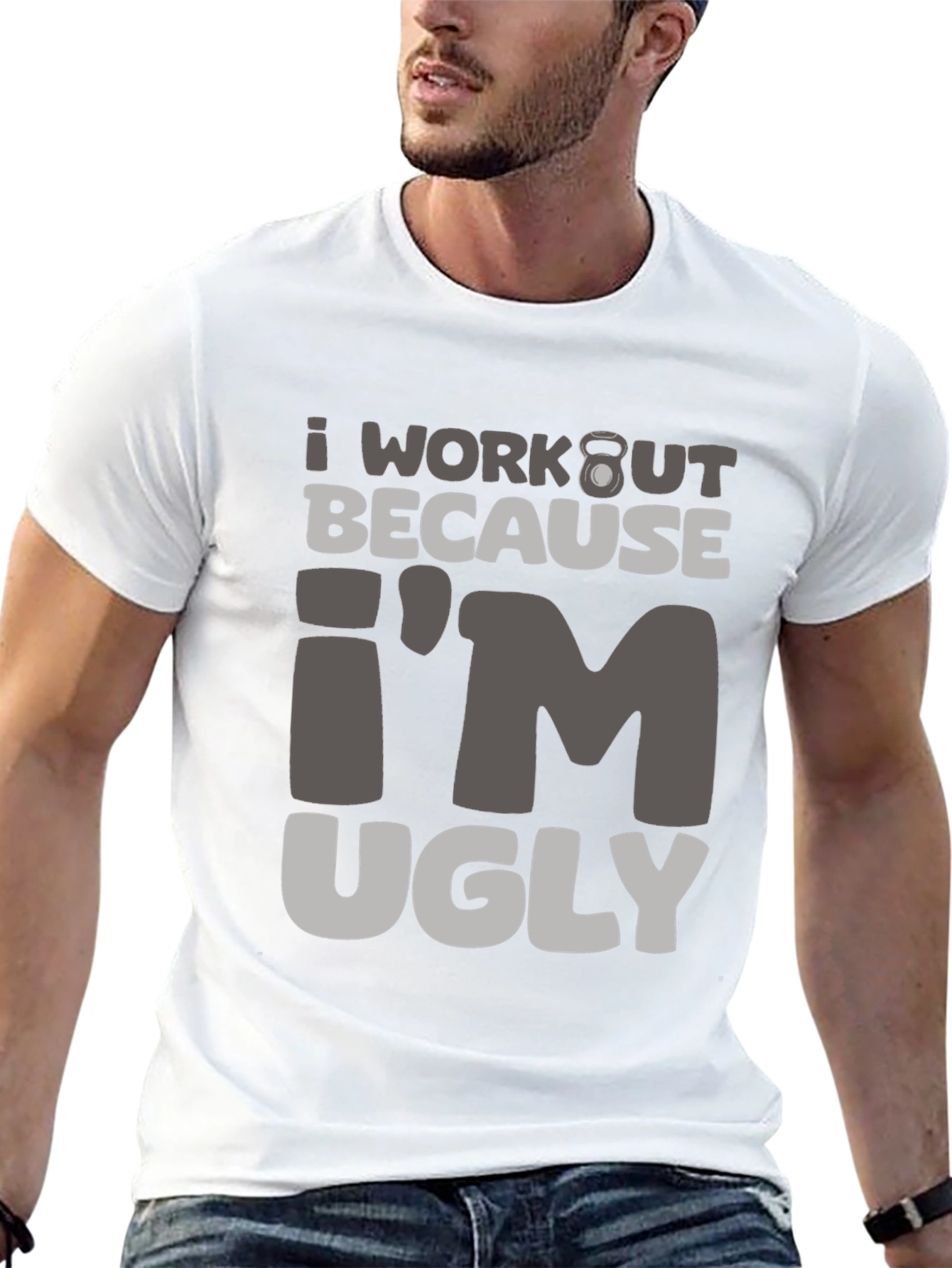 Workout Motivation Graphic Tee - Im Ugly