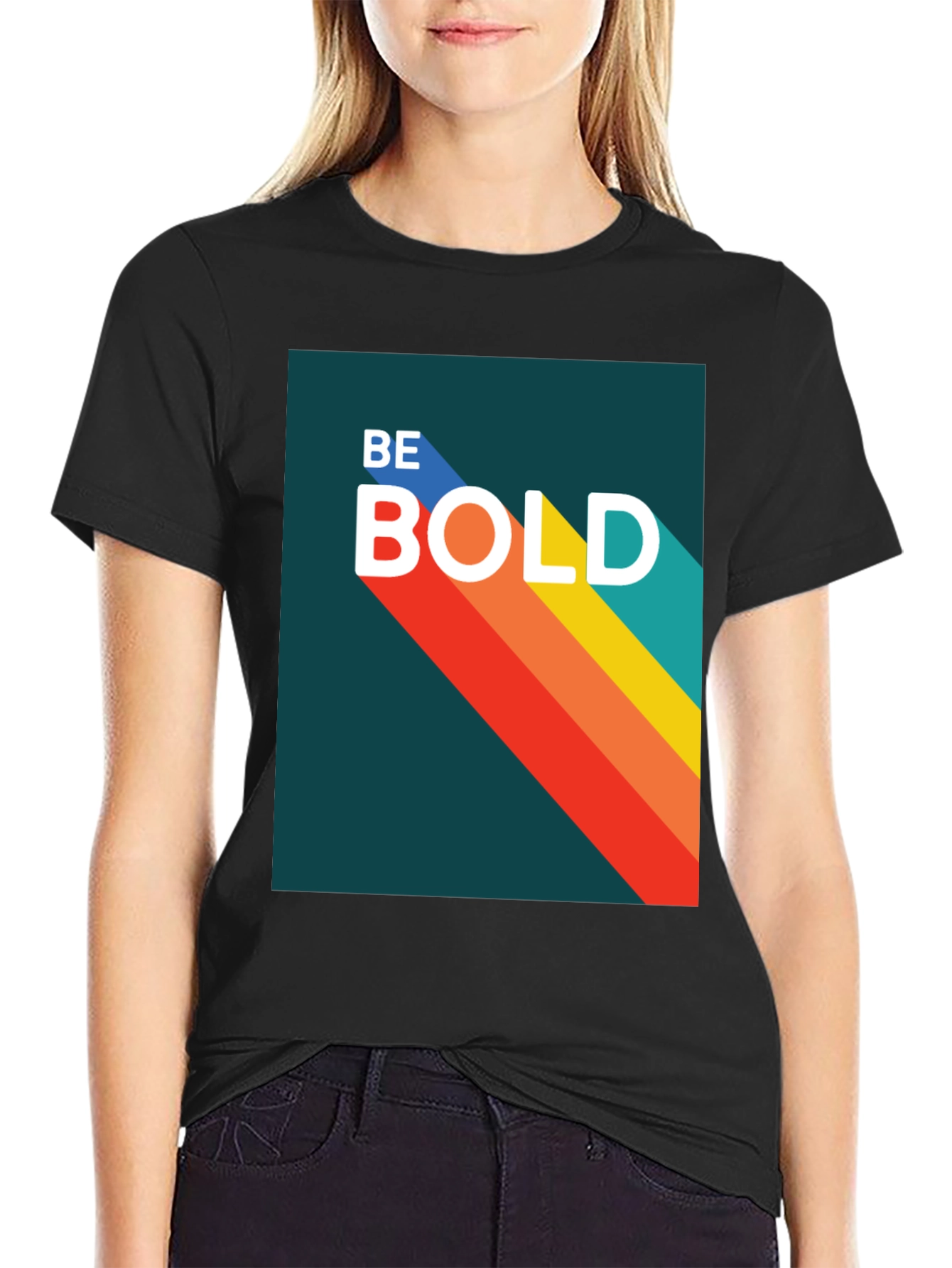 Be Bold Graphic Tee - Retro Style