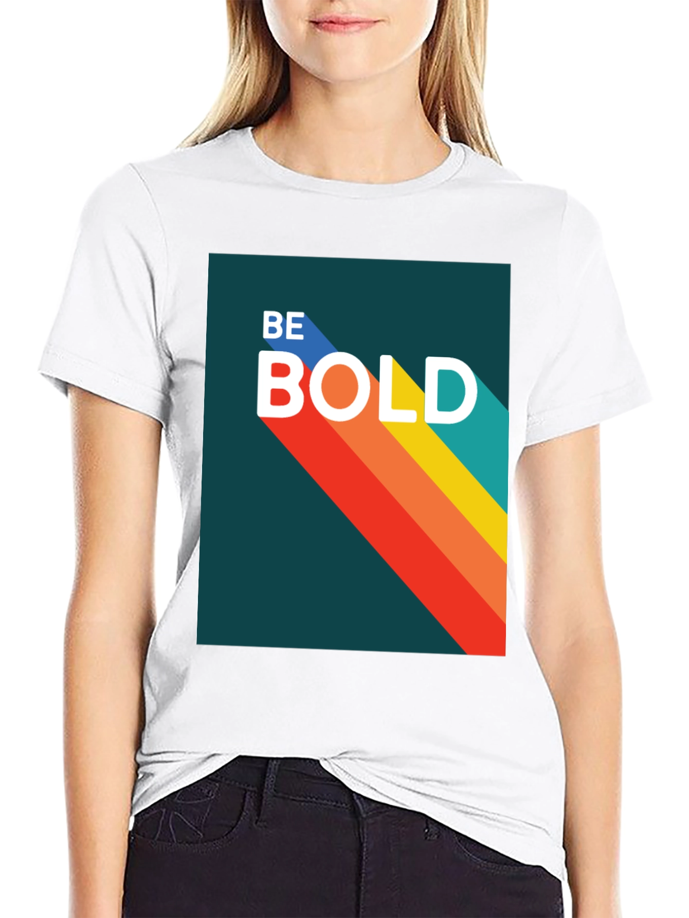 Be Bold Graphic Tee - Retro Style