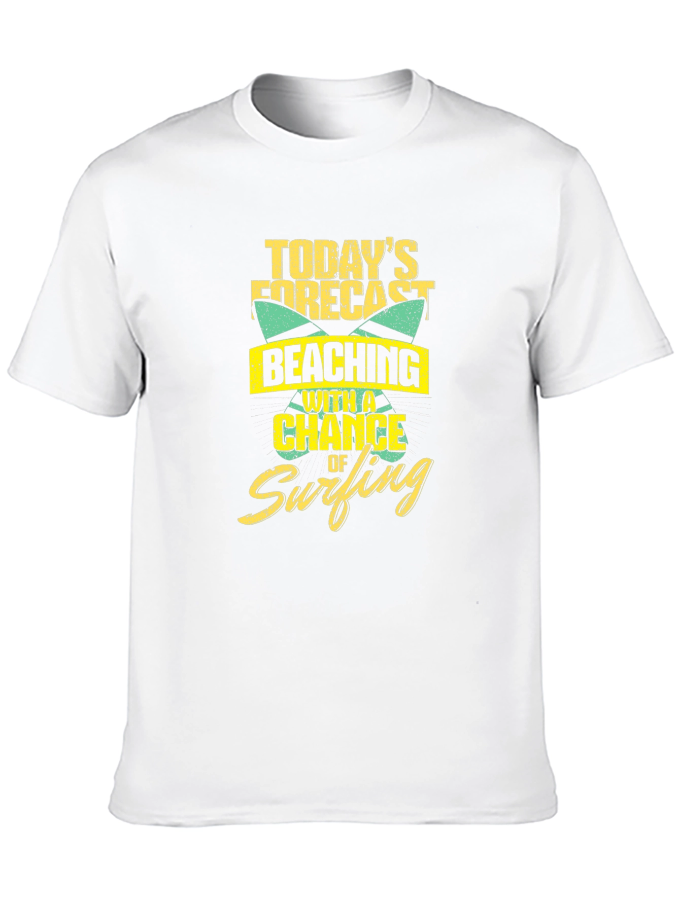 Todays Forecast: Beaching with Surfing Chance T-Shirt