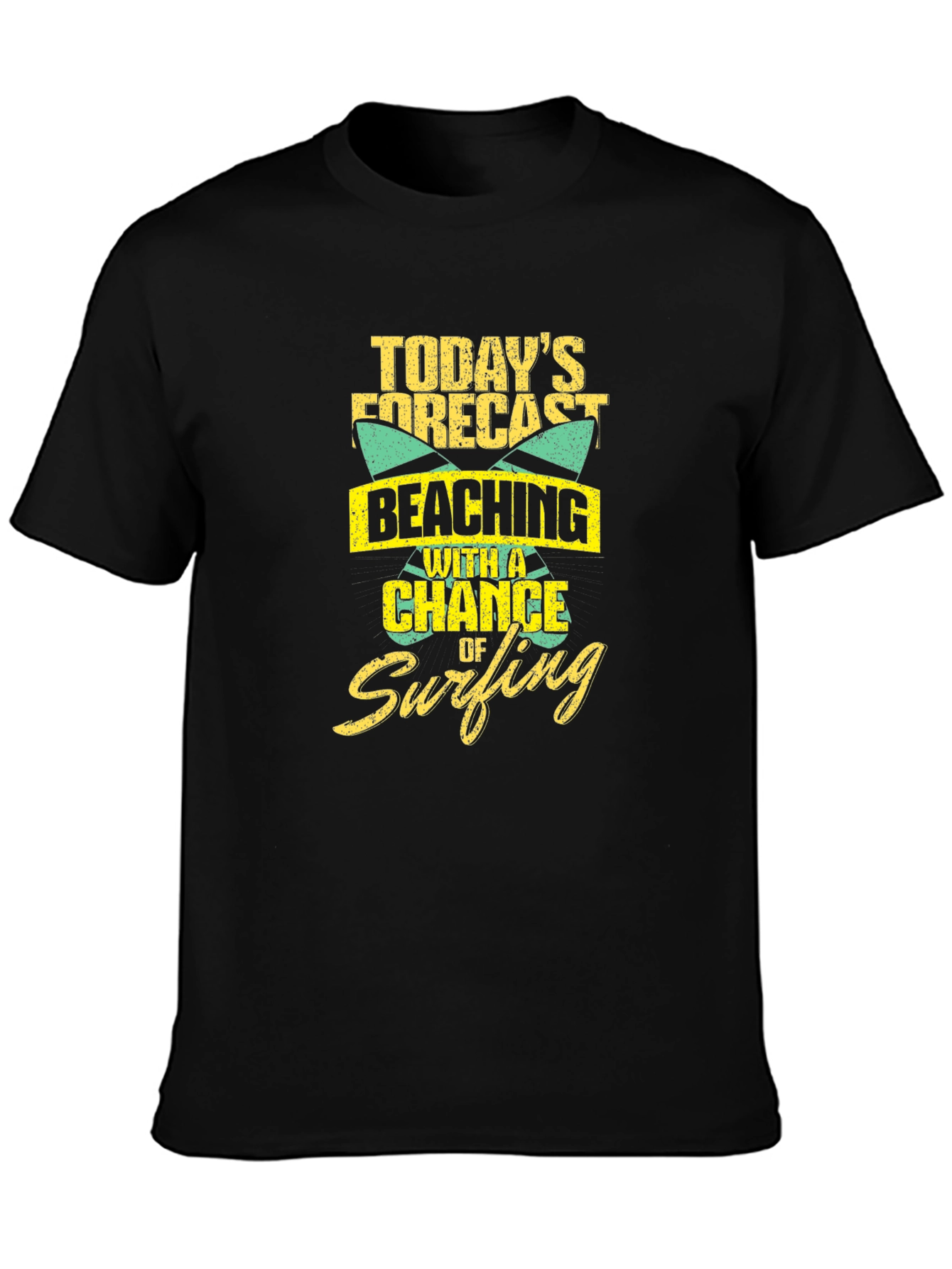 Todays Forecast: Beaching with Surfing Chance T-Shirt