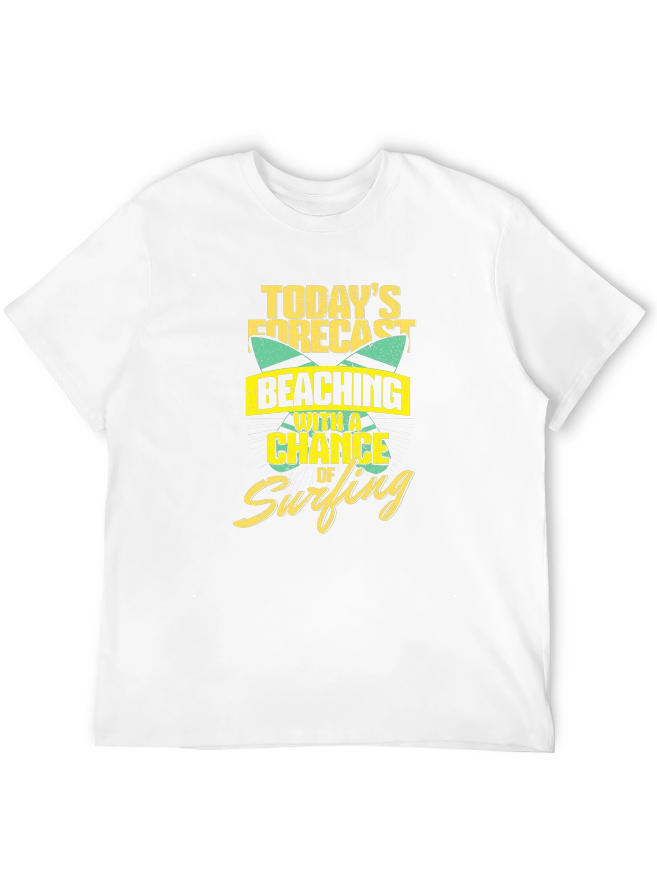 Todays Forecast: Beaching with Surfing Chance T-Shirt