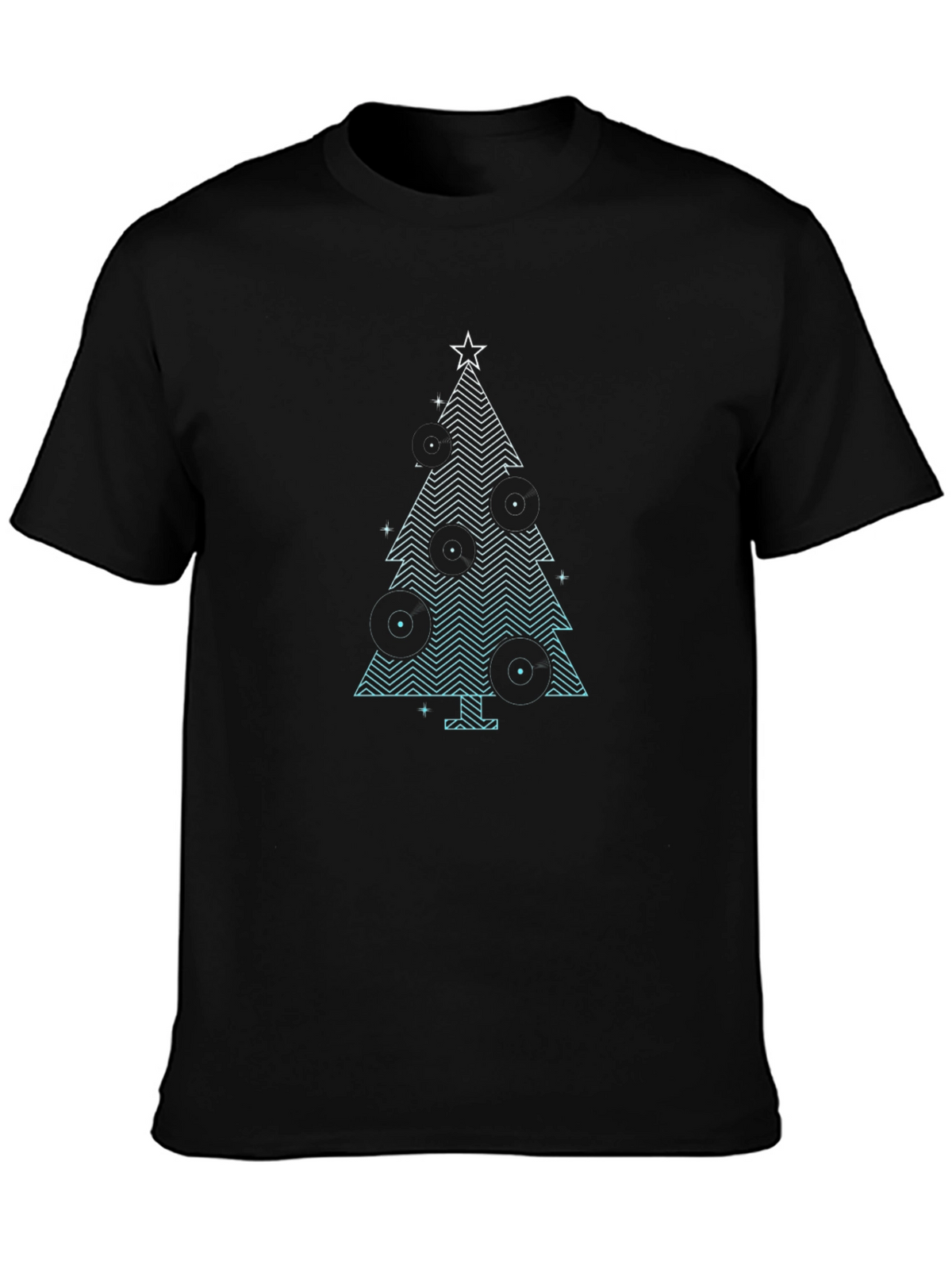 Festive Vinyl Christmas Tree Tee