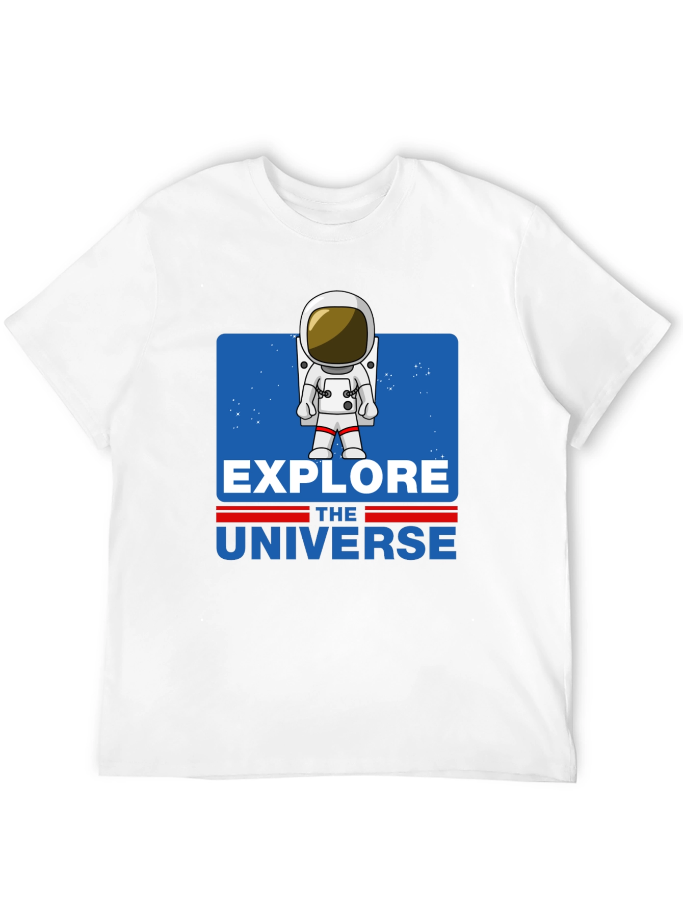 Explore the Universe Graphic Tee - Astronaut Design