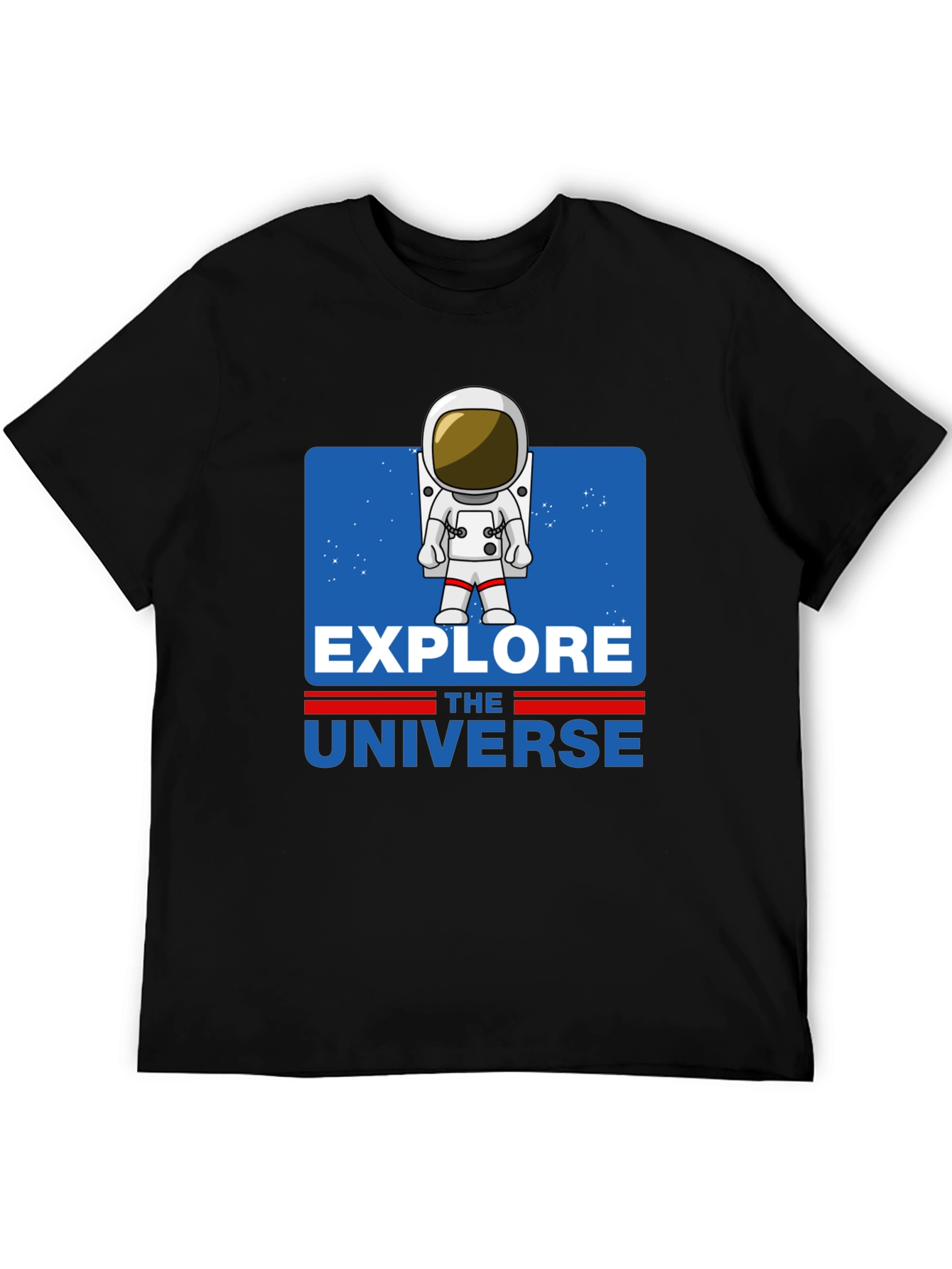 Explore the Universe Graphic Tee - Astronaut Design