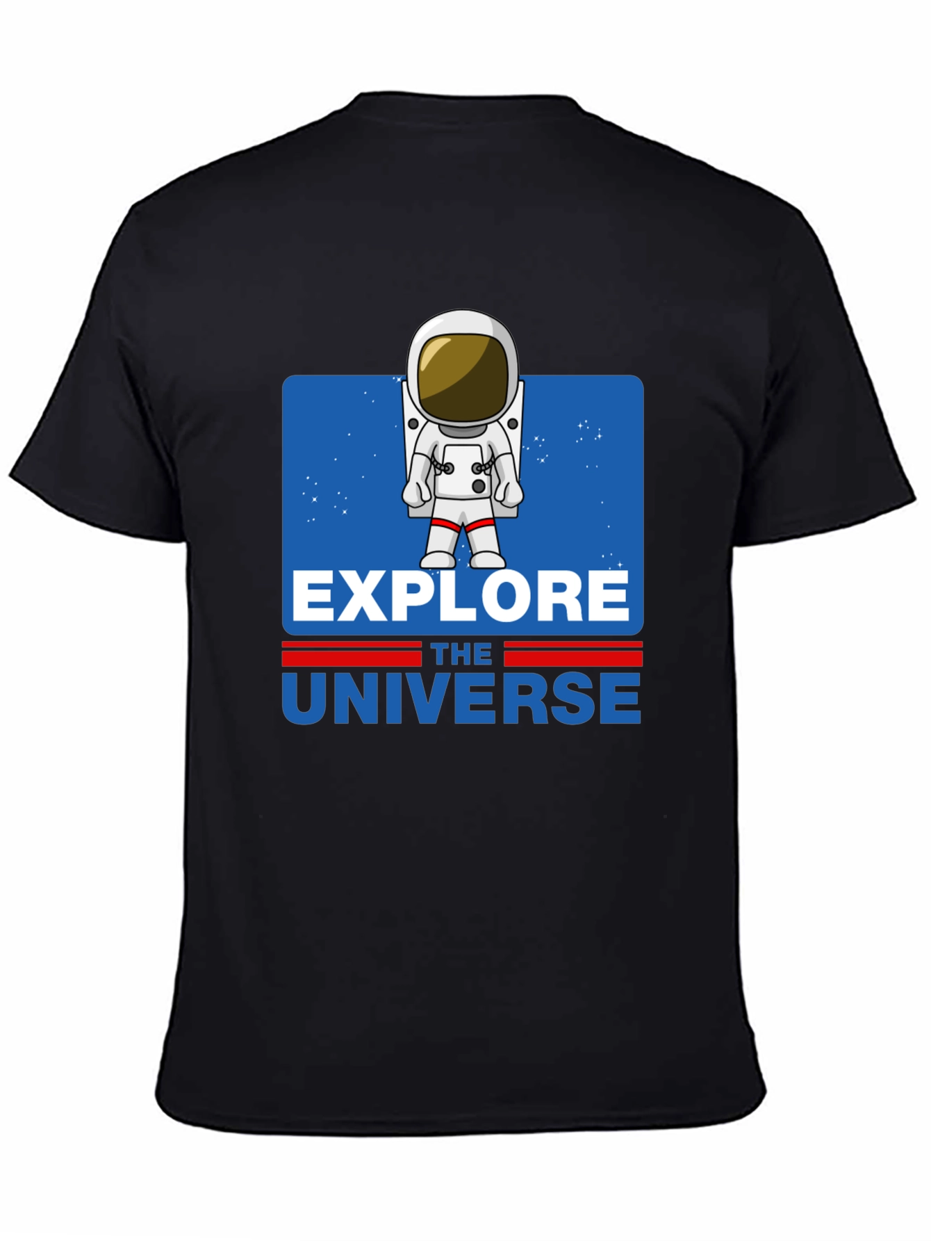 Explore the Universe Graphic Tee - Astronaut Design