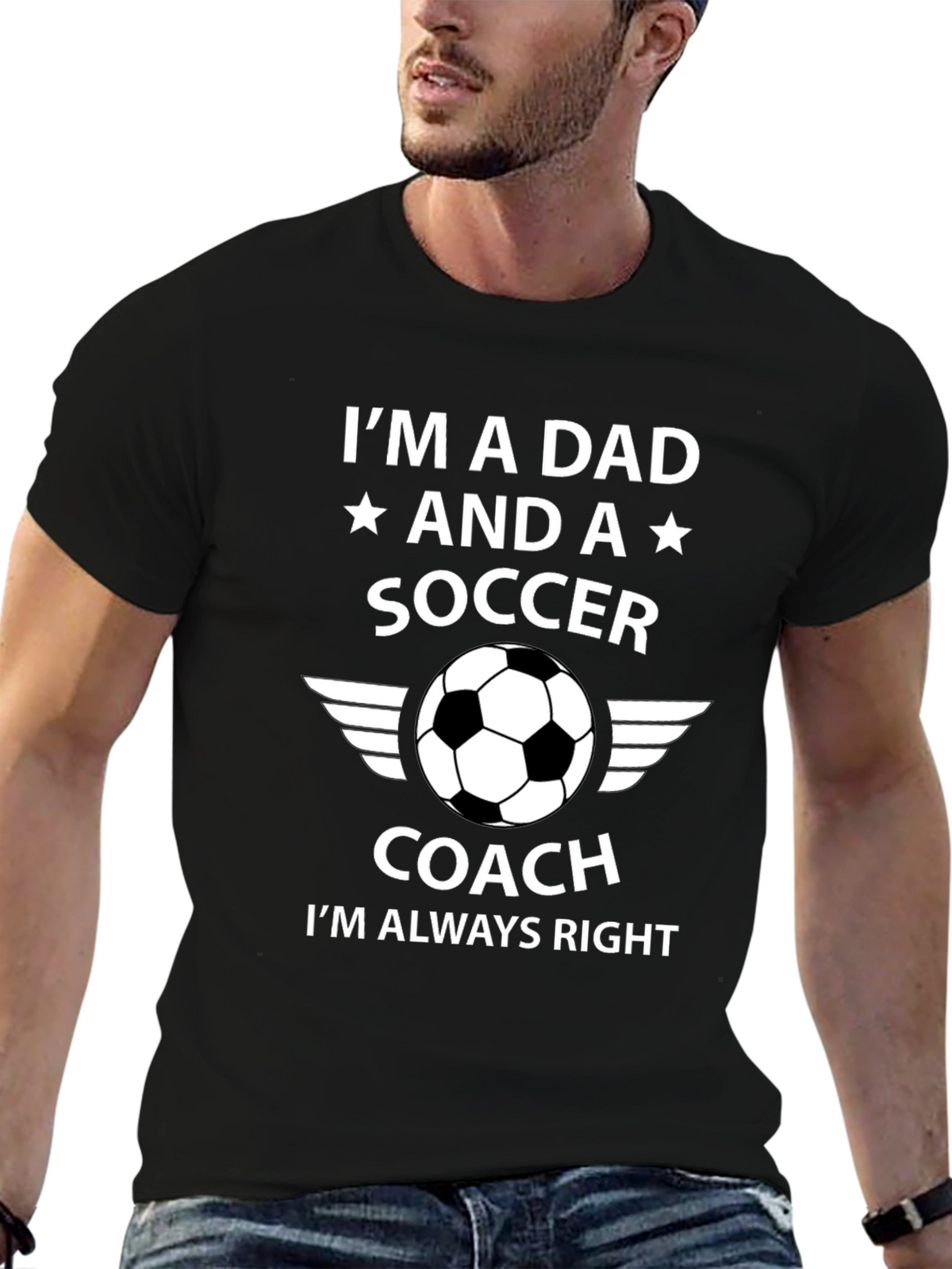 Im a Dad Soccer Coach T-Shirt