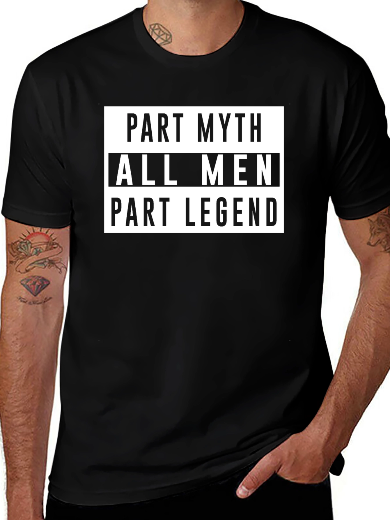 Part Myth All Men Part Legend Graphic Tee