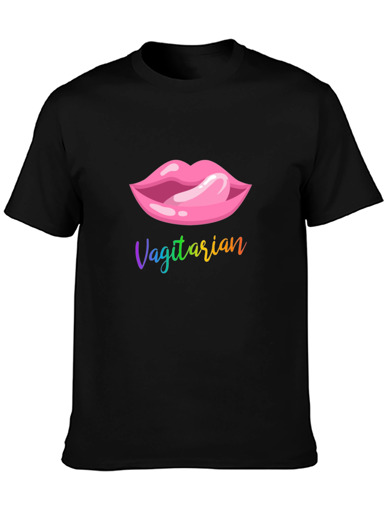 Vagitarian Lips Graphic T-Shirt