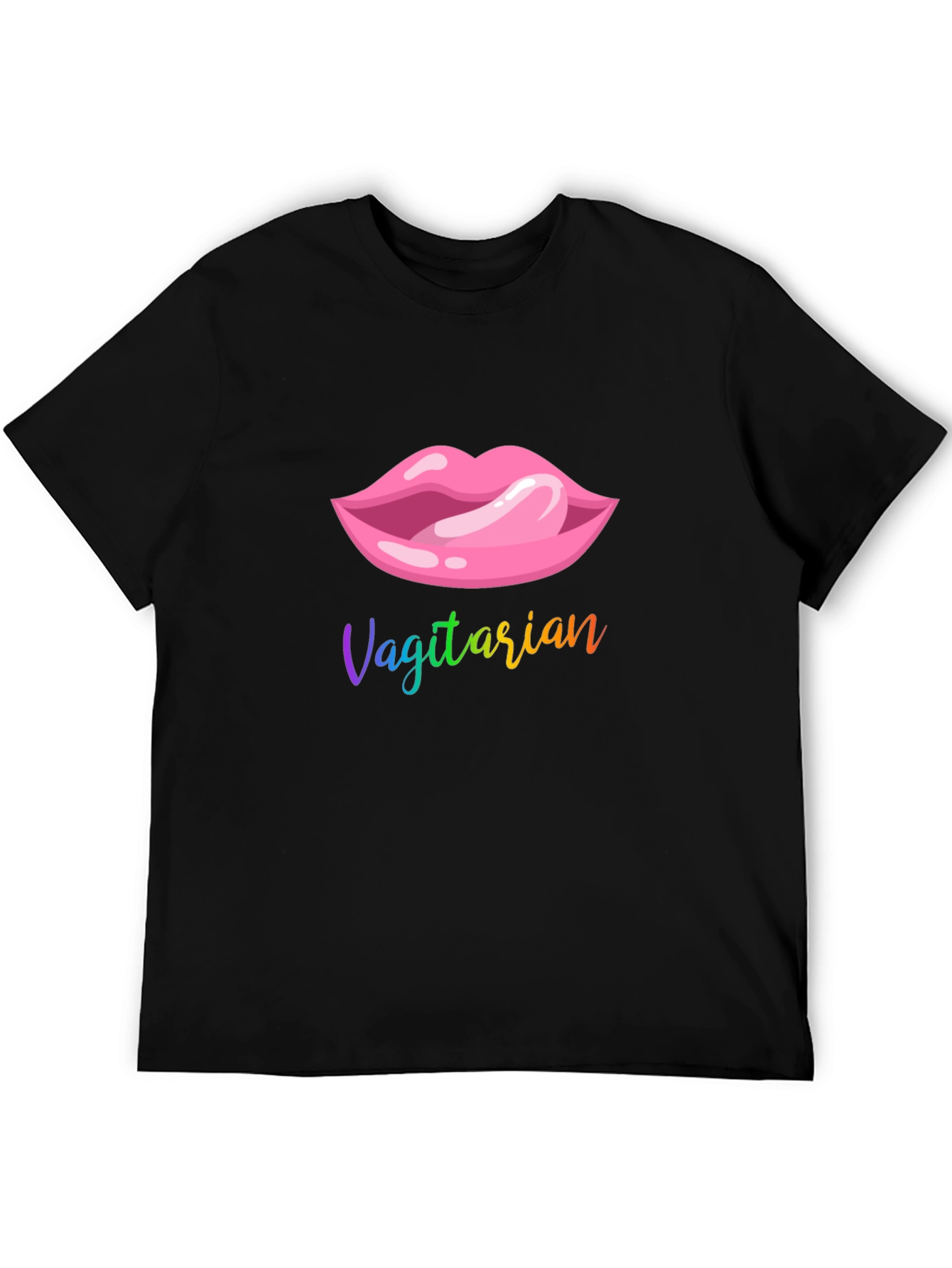 Vagitarian Lips Graphic T-Shirt