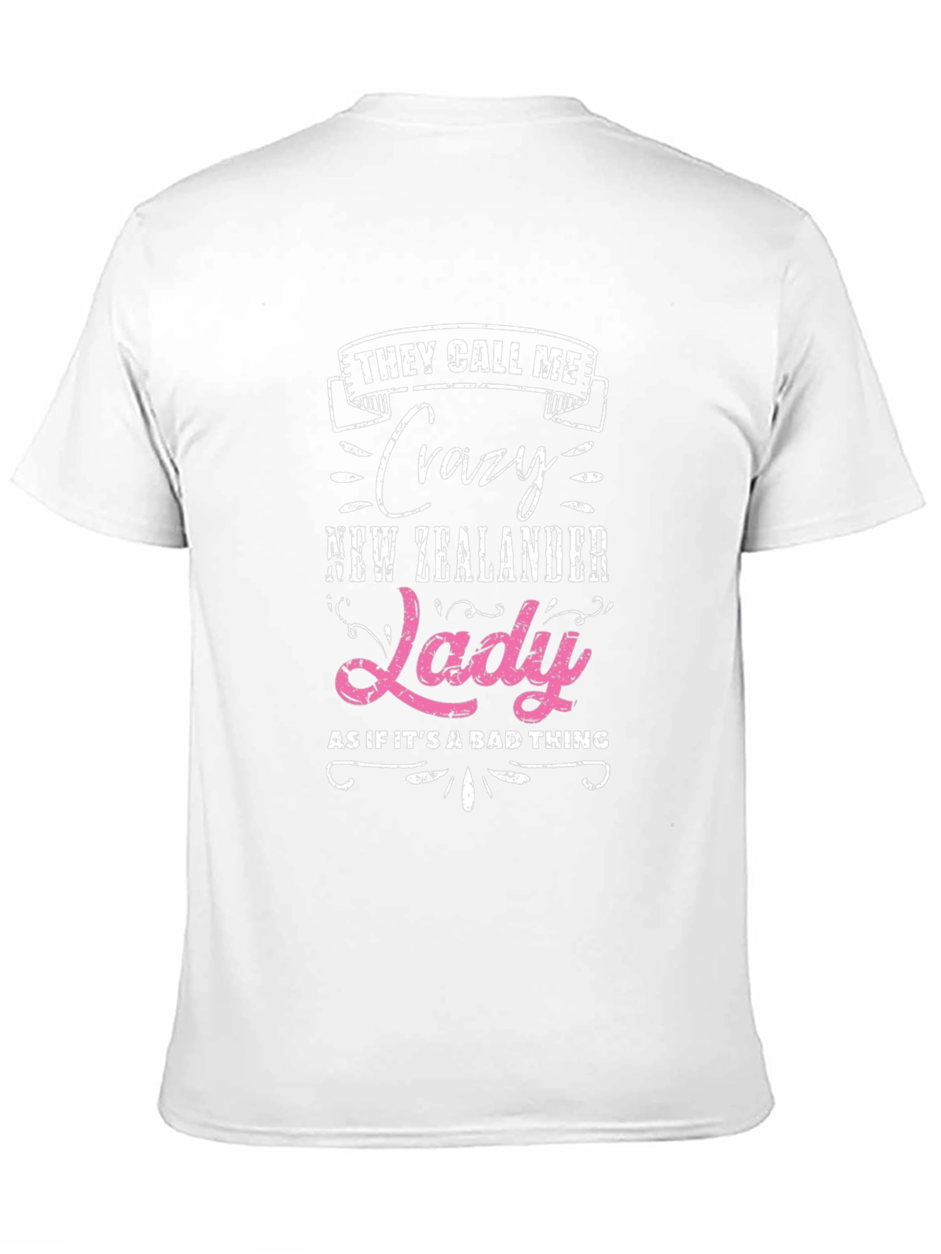 Crazy New Zealander Lady T-Shirt
