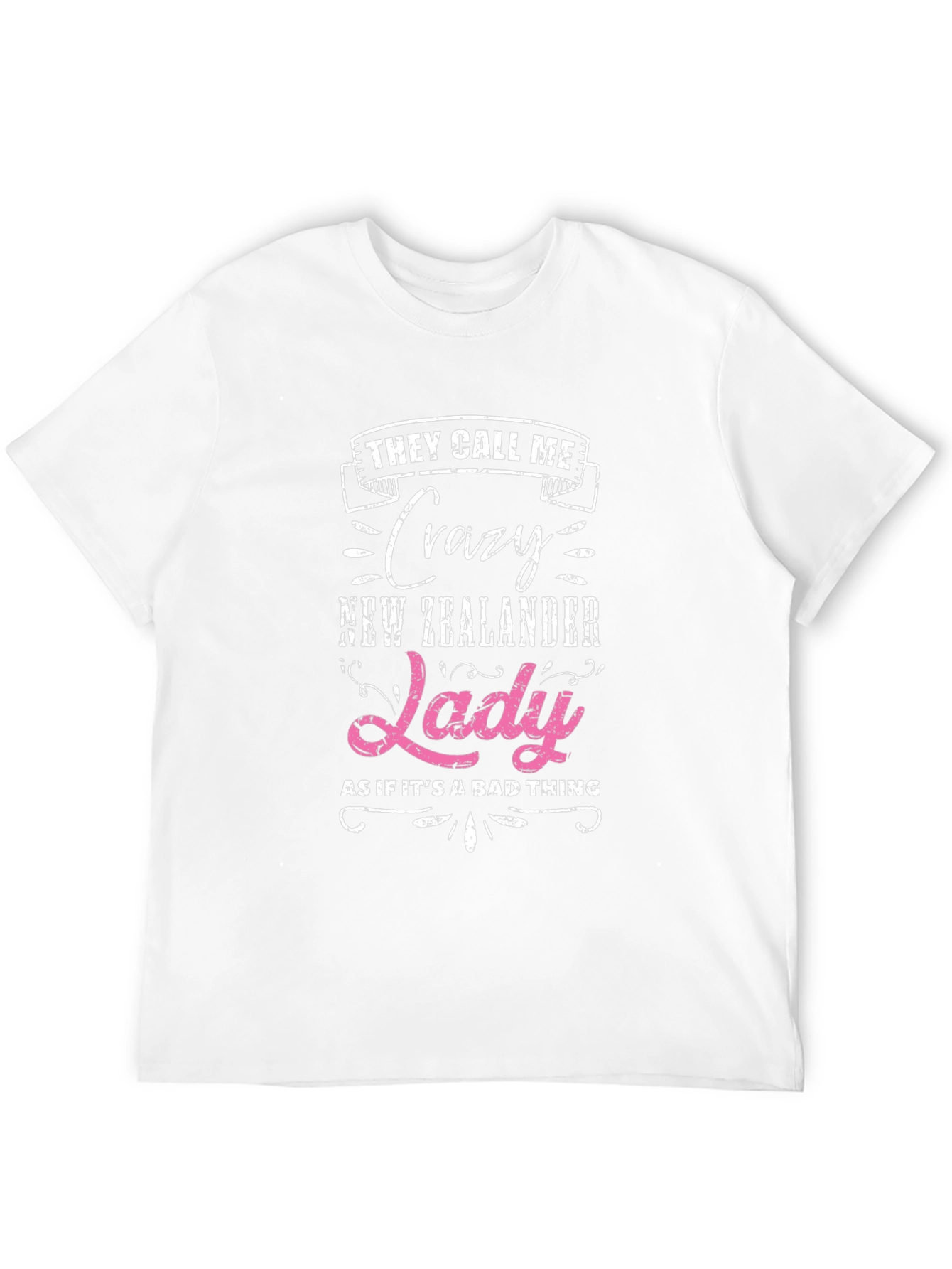 Crazy New Zealander Lady T-Shirt