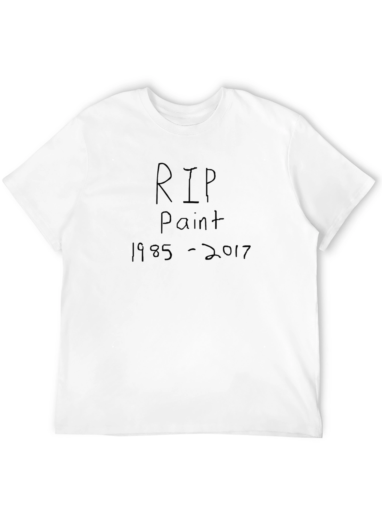 RIP Paint T-Shirt - MS Paint Tribute Graphic Tee