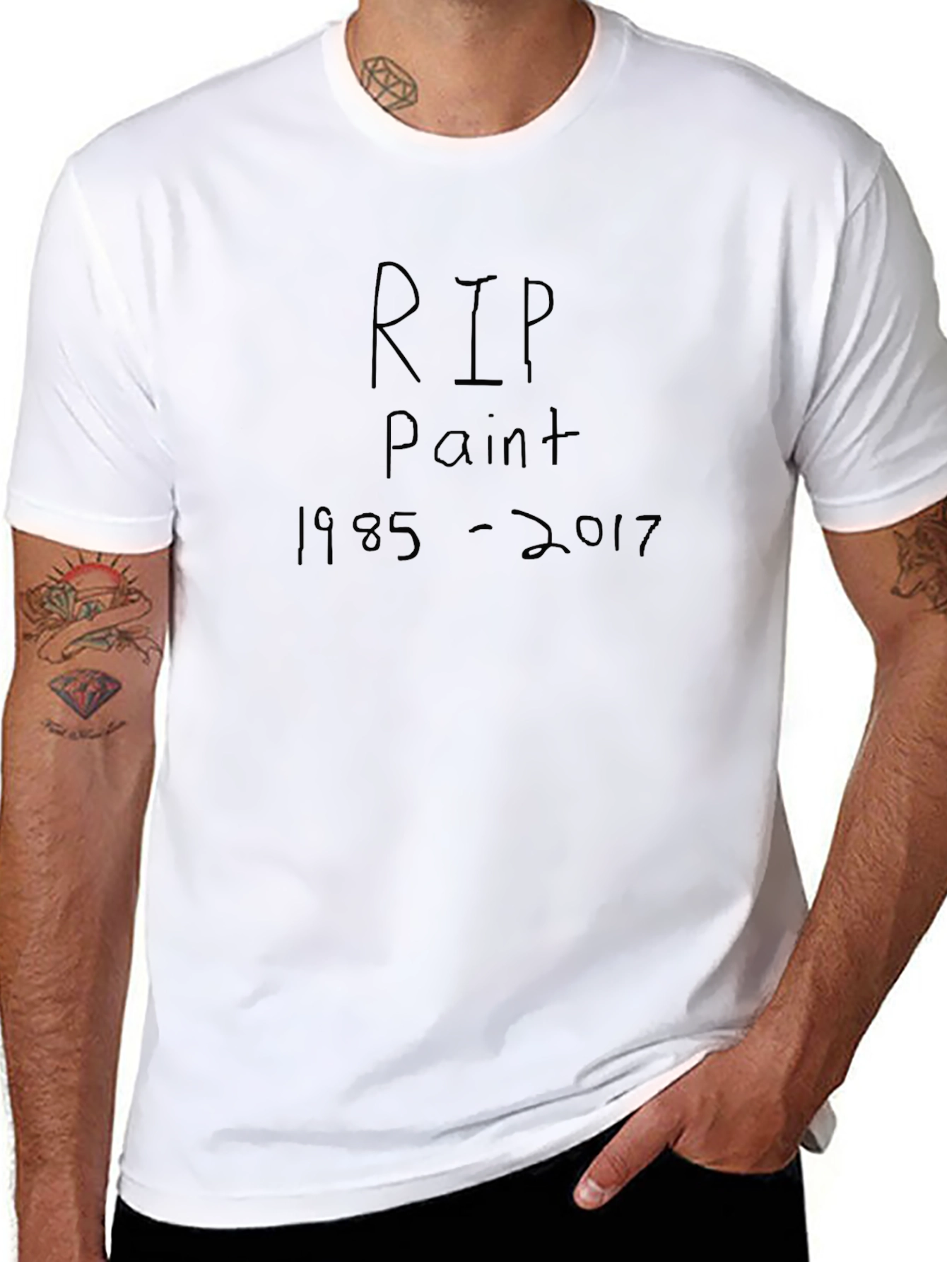 RIP Paint T-Shirt - MS Paint Tribute Graphic Tee