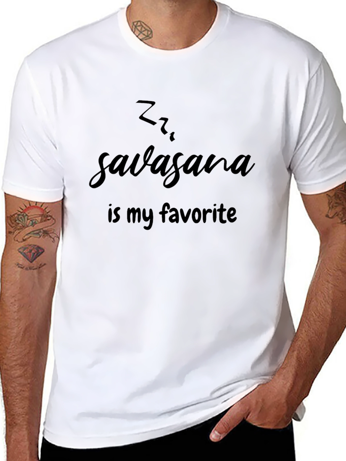 Savasana Favorite Yoga Black T-Shirt
