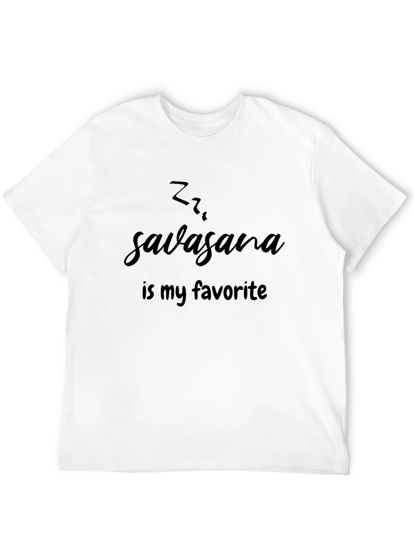 Savasana Favorite Yoga Black T-Shirt