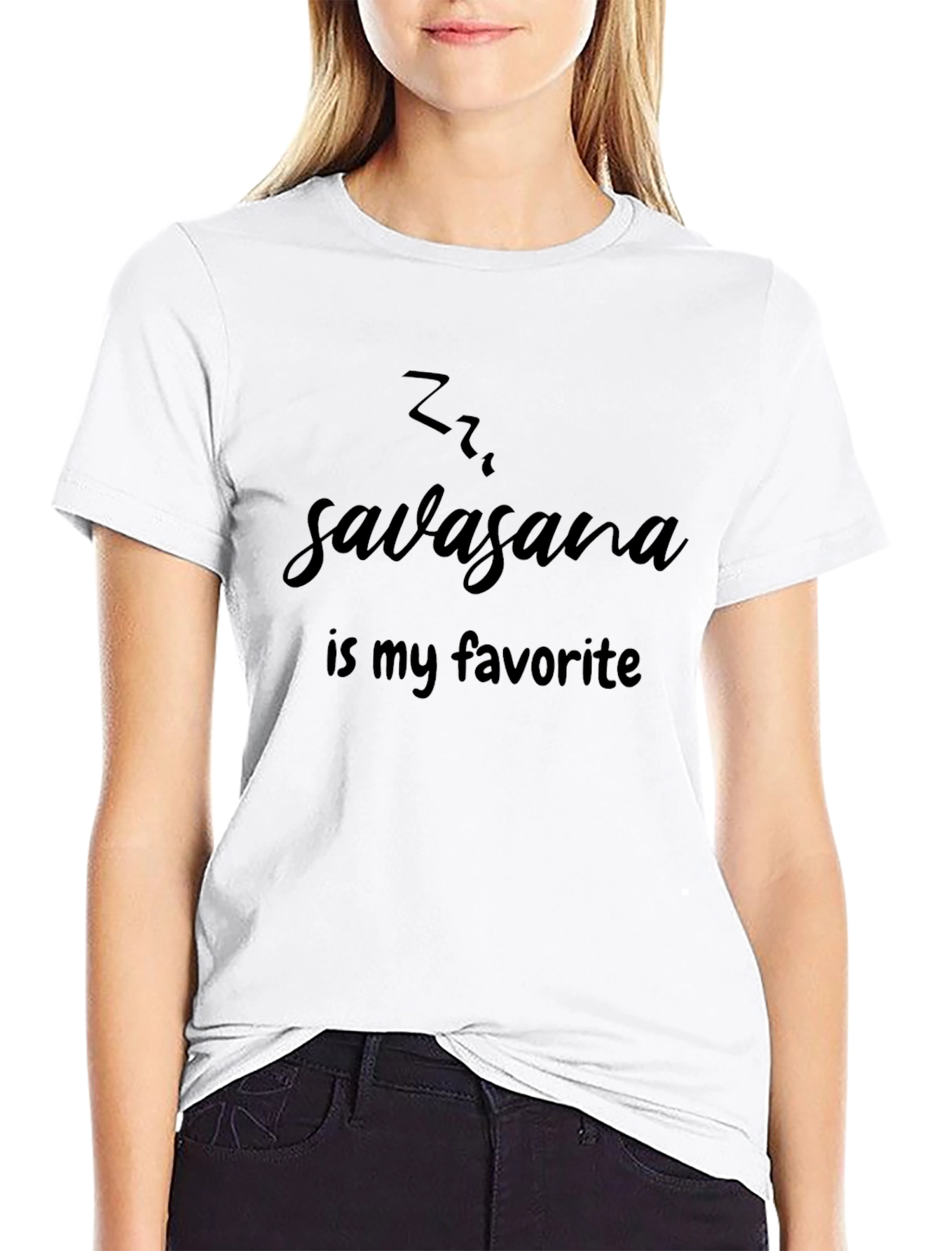 Savasana Favorite Yoga Black T-Shirt