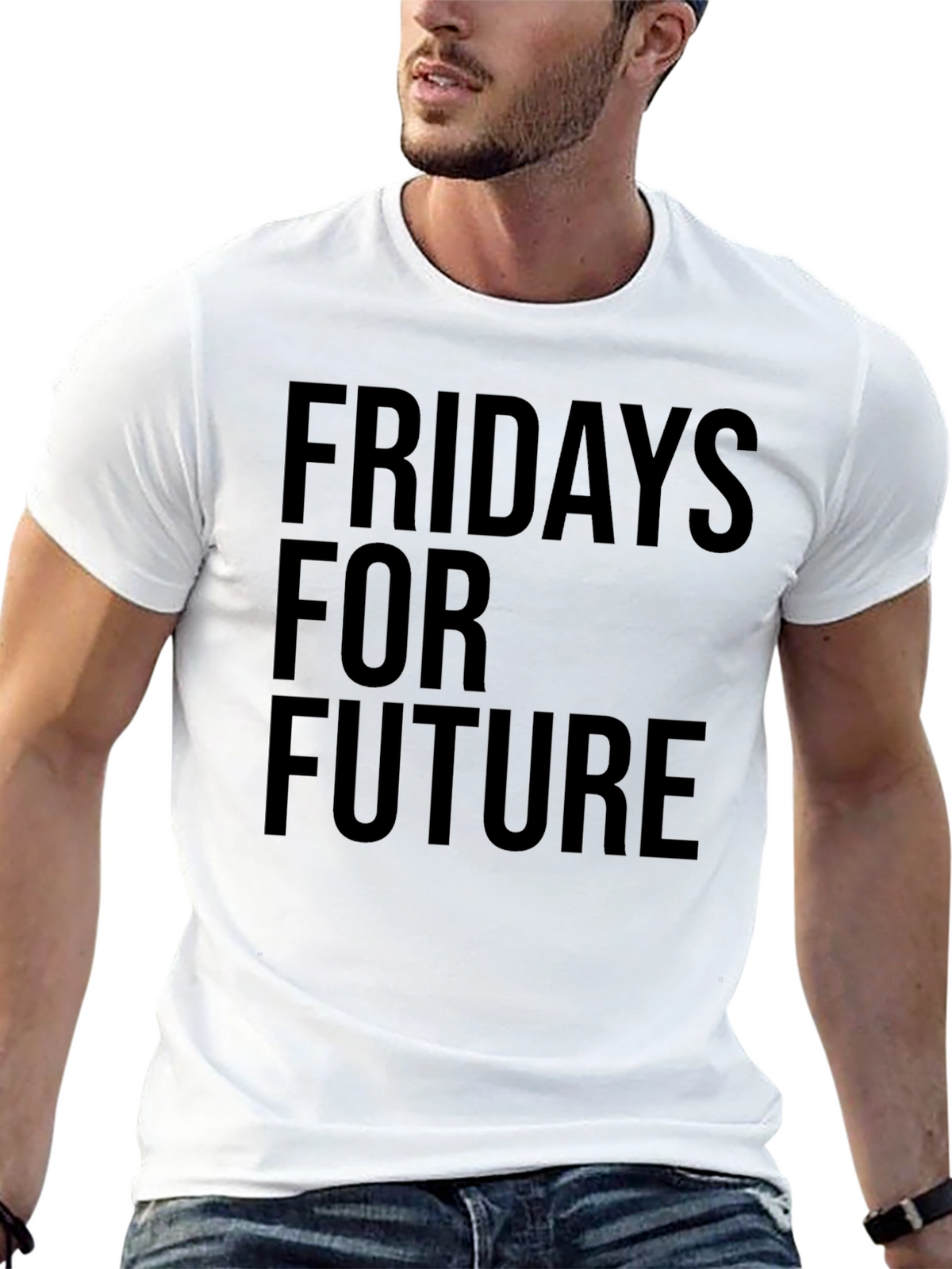 Fridays For Future Graphic Black Tee
