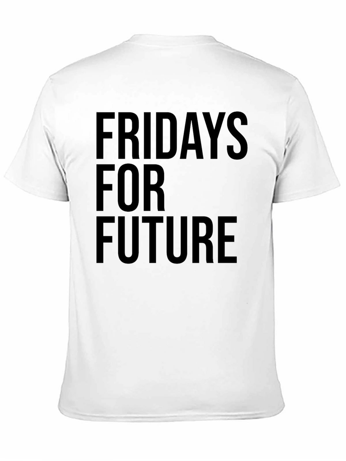 Fridays For Future Graphic Black Tee