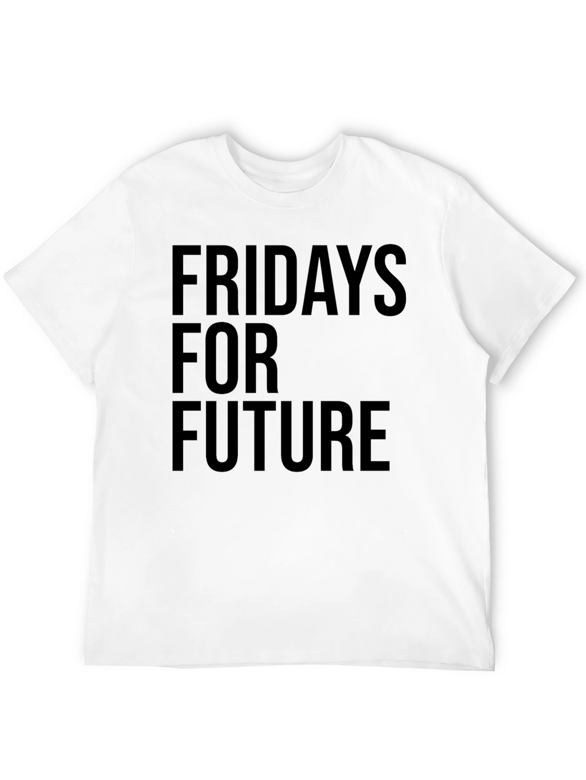 Fridays For Future Graphic Black Tee