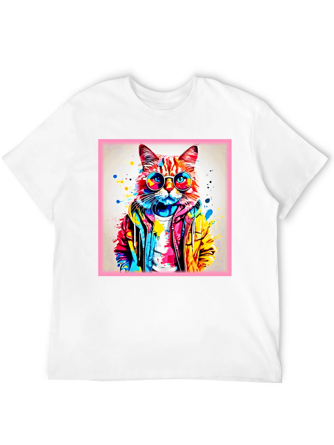 Cool Cat T-Shirt - Graphic Tee for Men