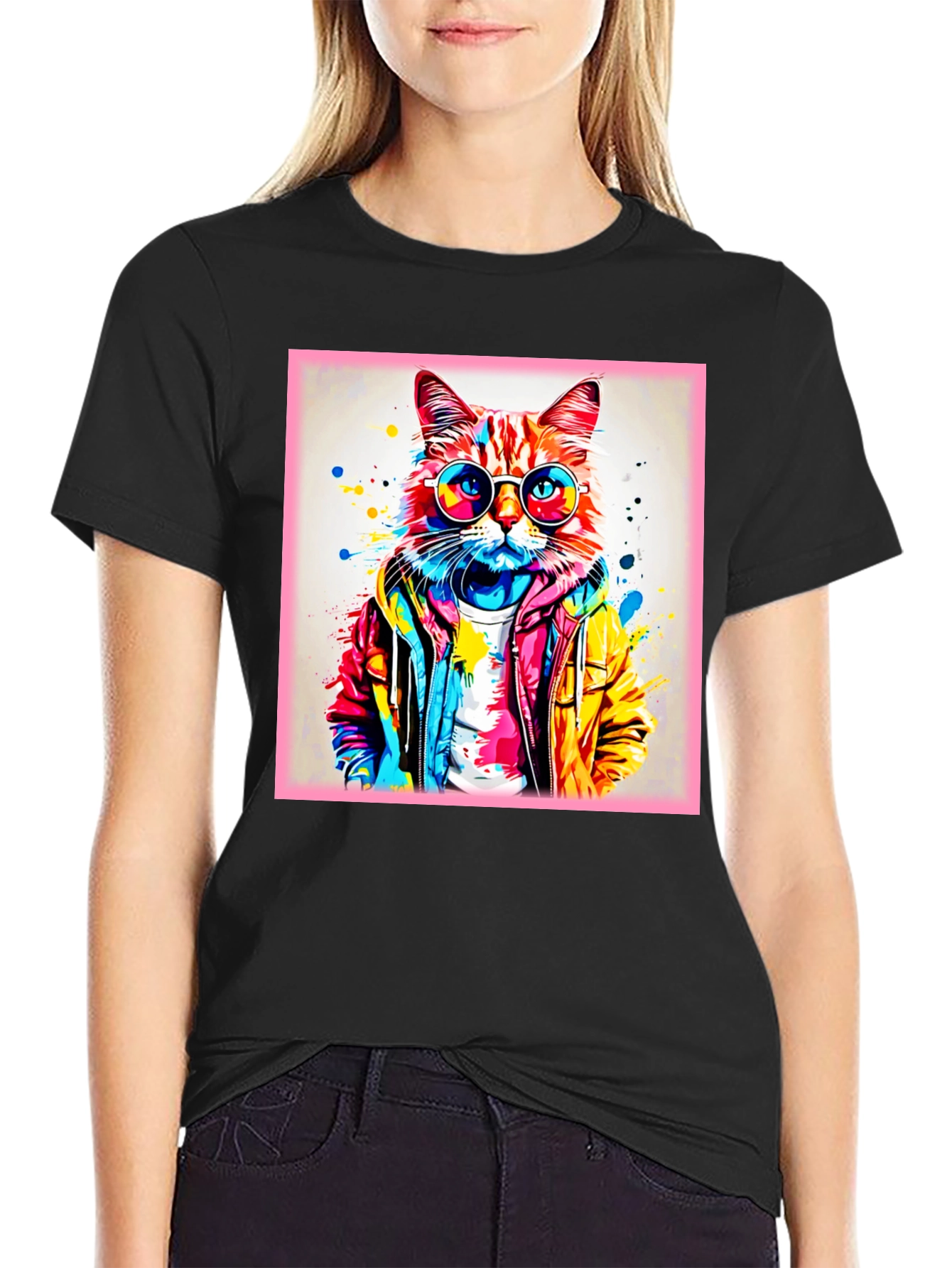 Cool Cat T-Shirt - Graphic Tee for Men