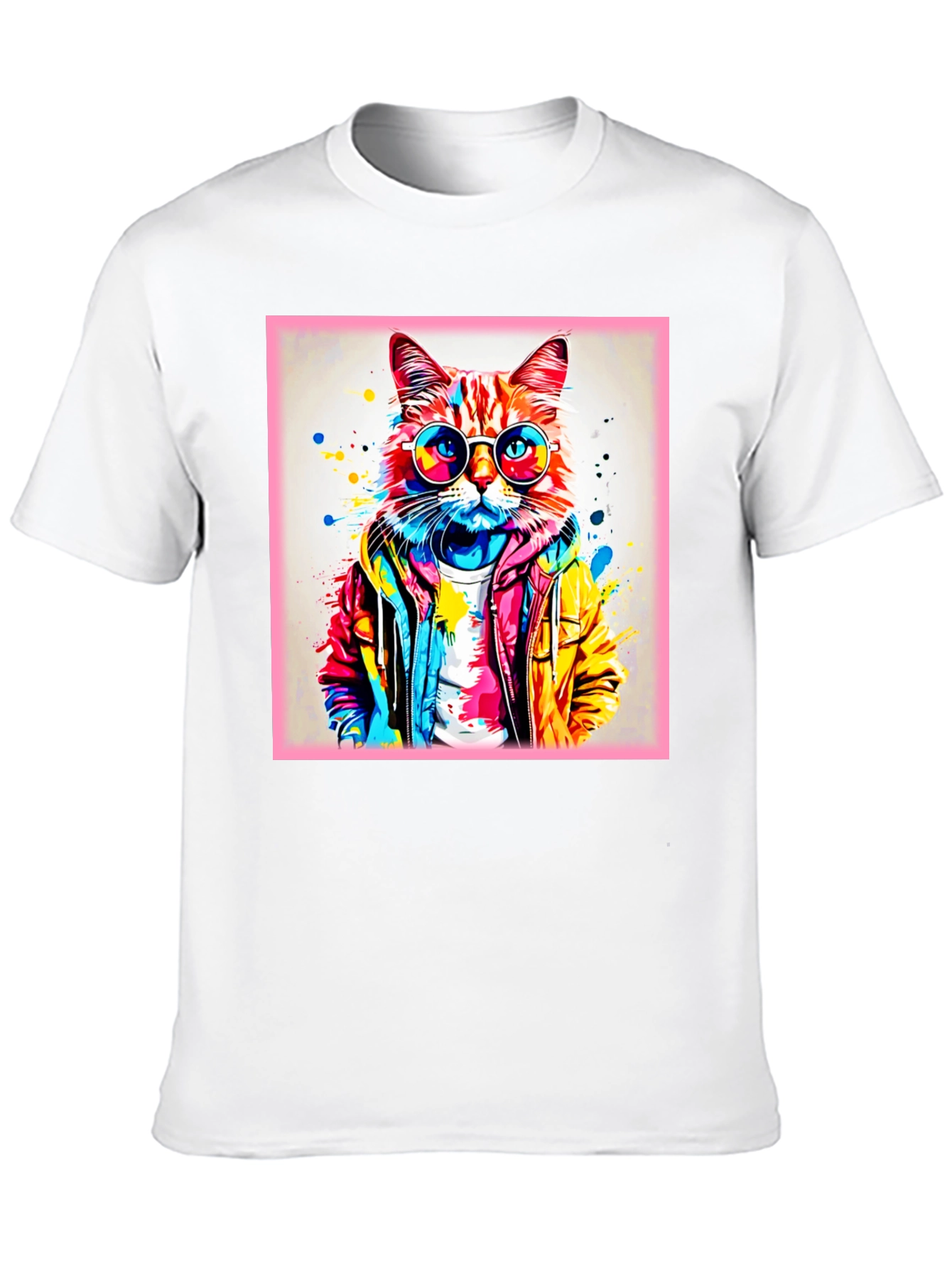 Cool Cat T-Shirt - Graphic Tee for Men