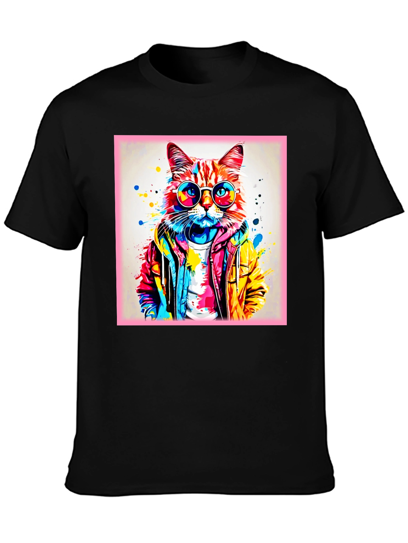 Cool Cat T-Shirt - Graphic Tee for Men