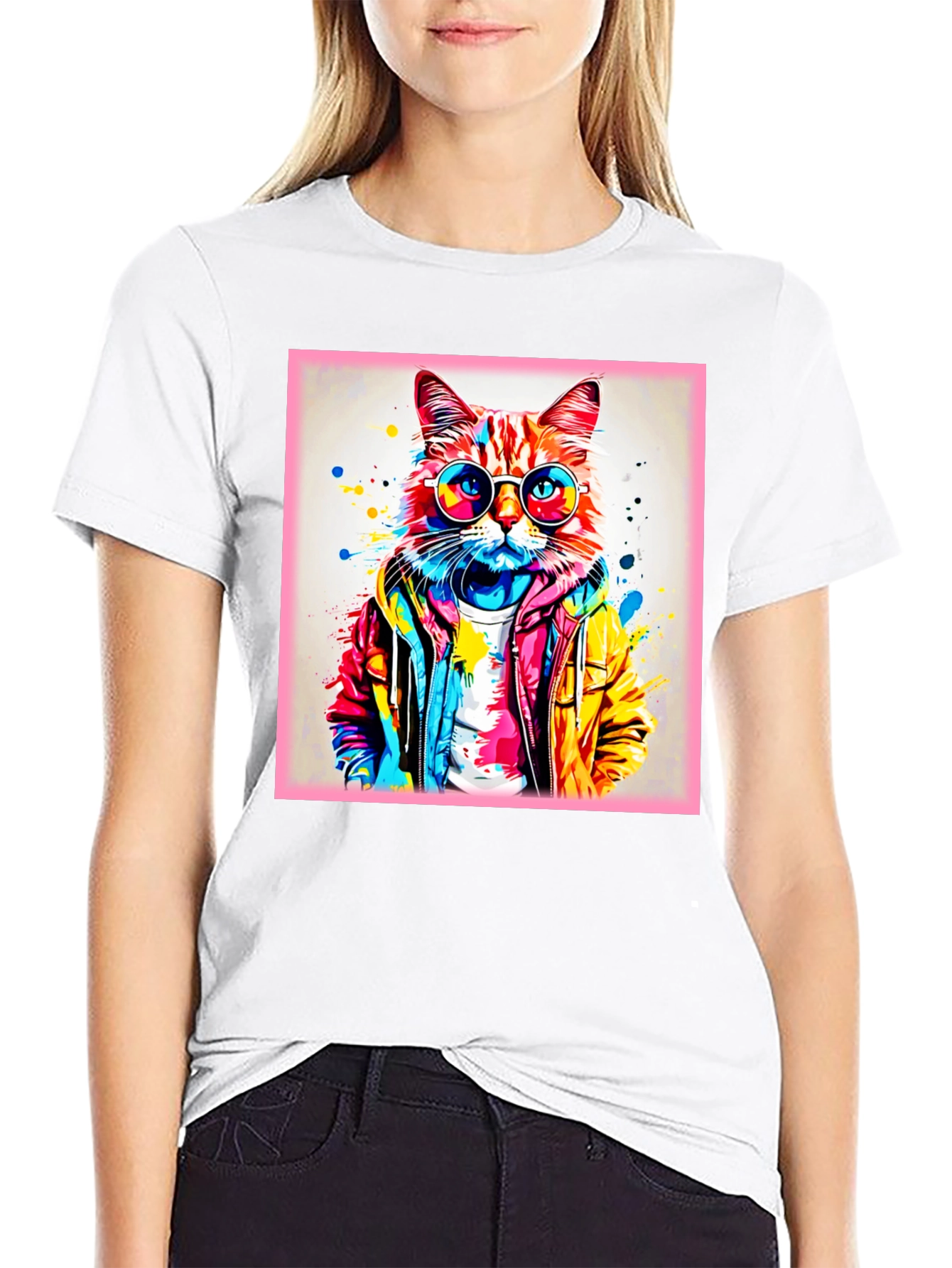 Cool Cat T-Shirt - Graphic Tee for Men