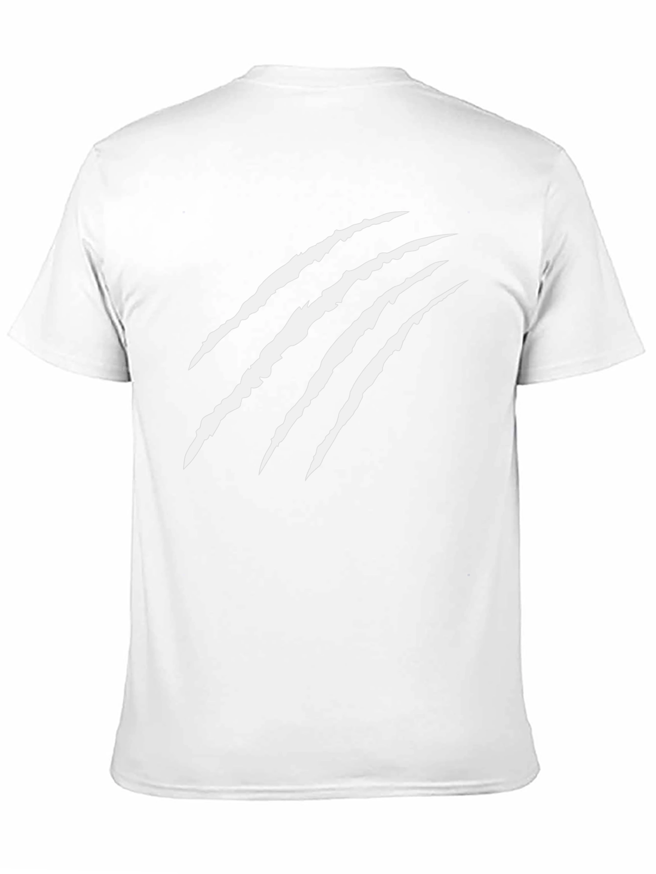 Claw Mark Graphic Black T-Shirt