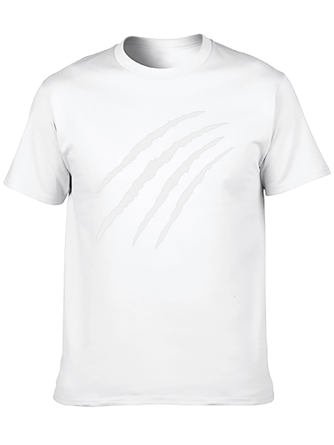 Claw Mark Graphic Black T-Shirt