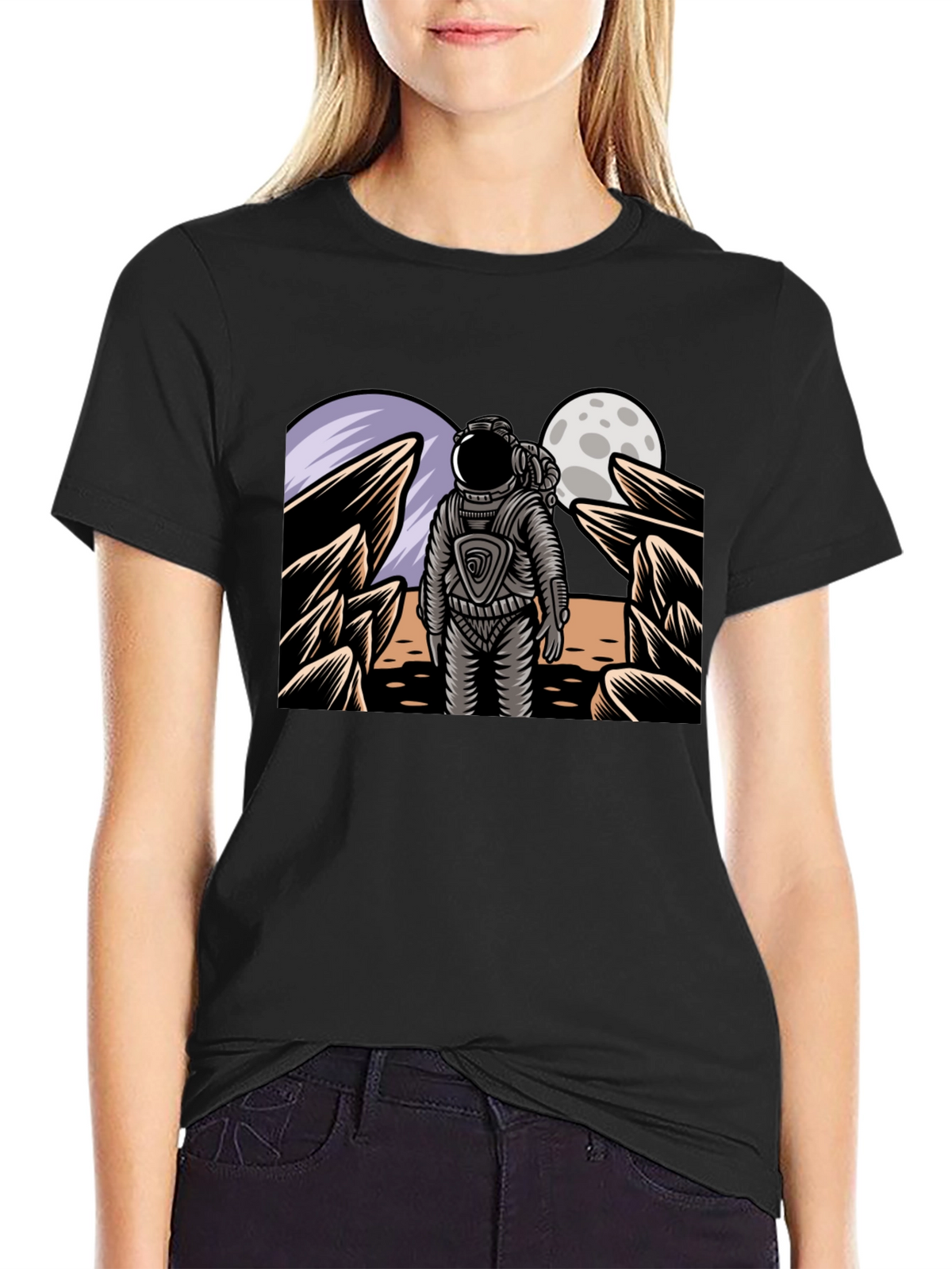 Astronaut Graphic Tee - Space Explorer T-Shirt