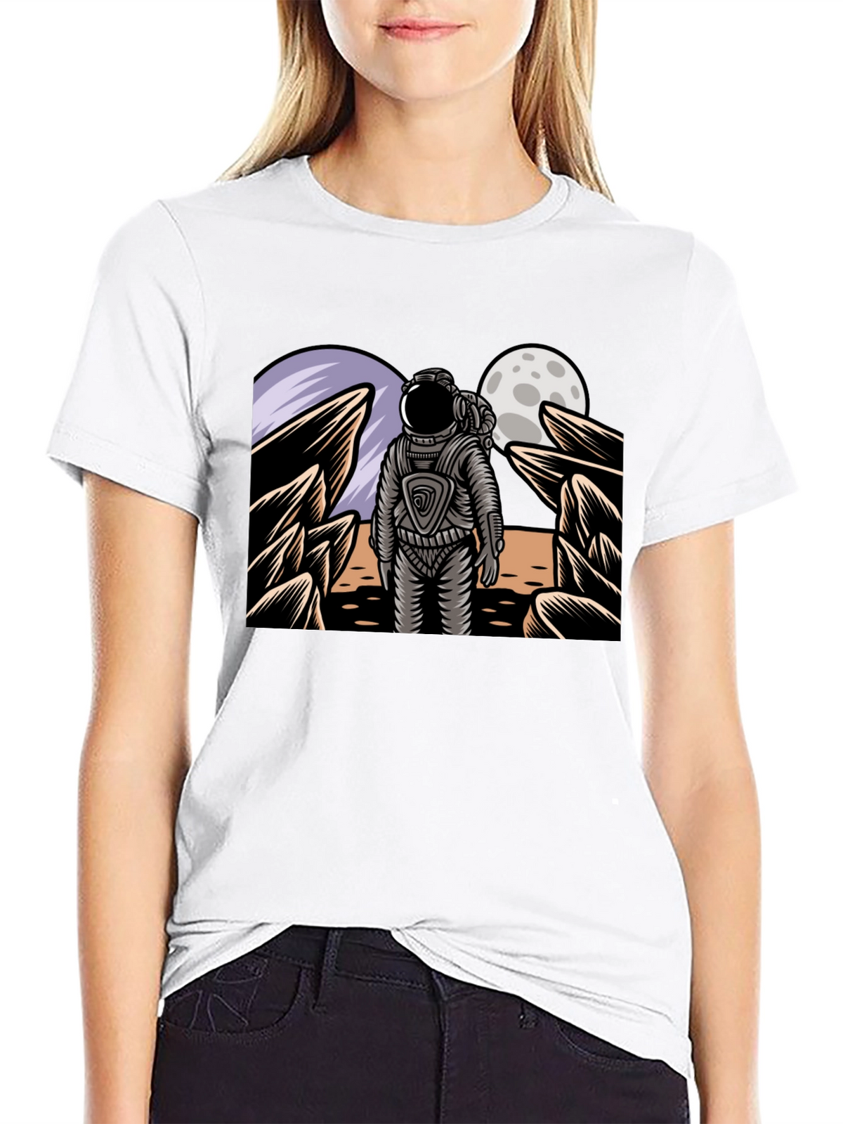 Astronaut Graphic Tee - Space Explorer T-Shirt