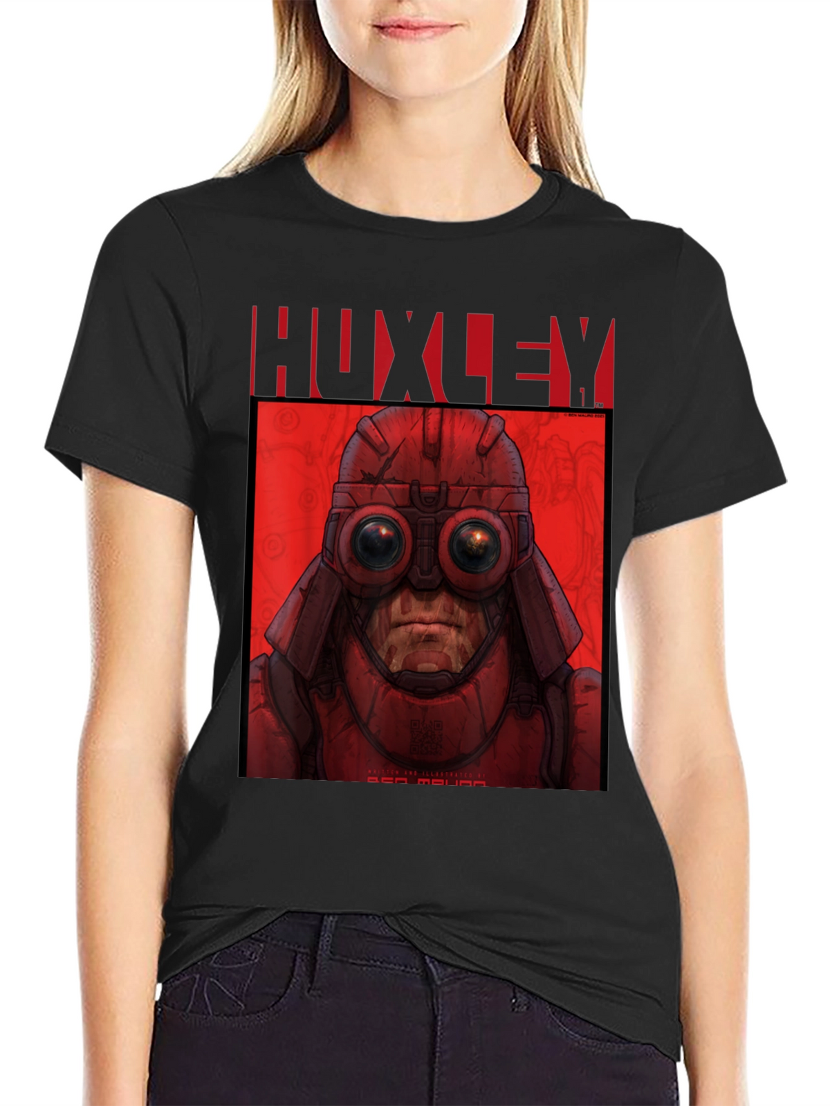 HUXLEY Red MAU MAU Graphic T-Shirt