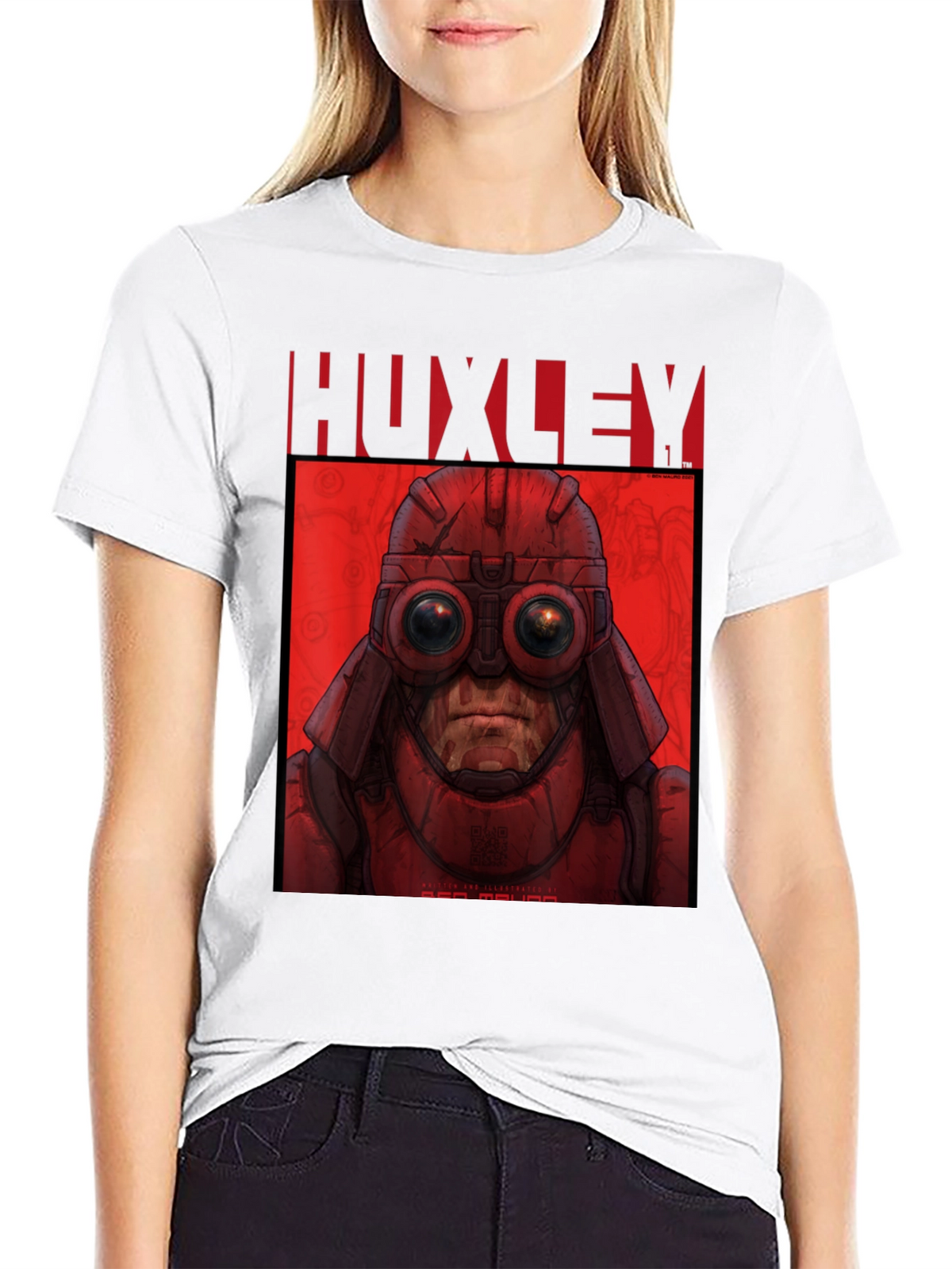 HUXLEY Red MAU MAU Graphic T-Shirt