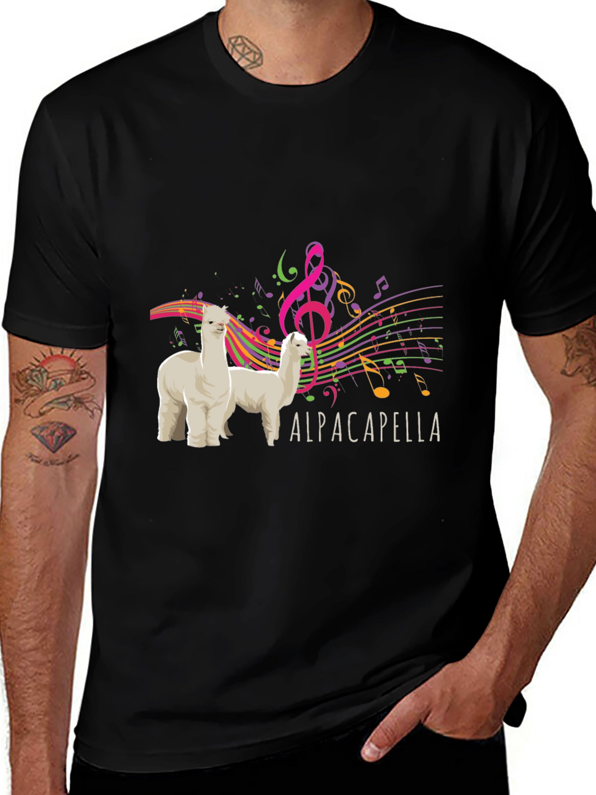 Alpacapella Music Lover T-Shirt