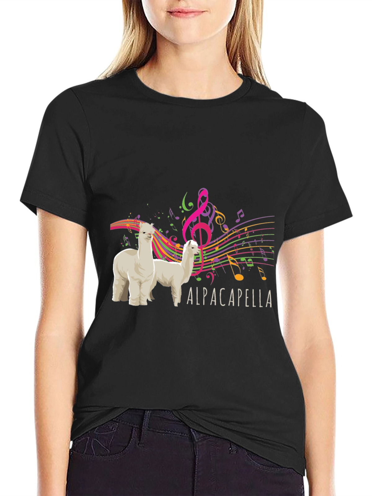 Alpacapella Music Lover T-Shirt