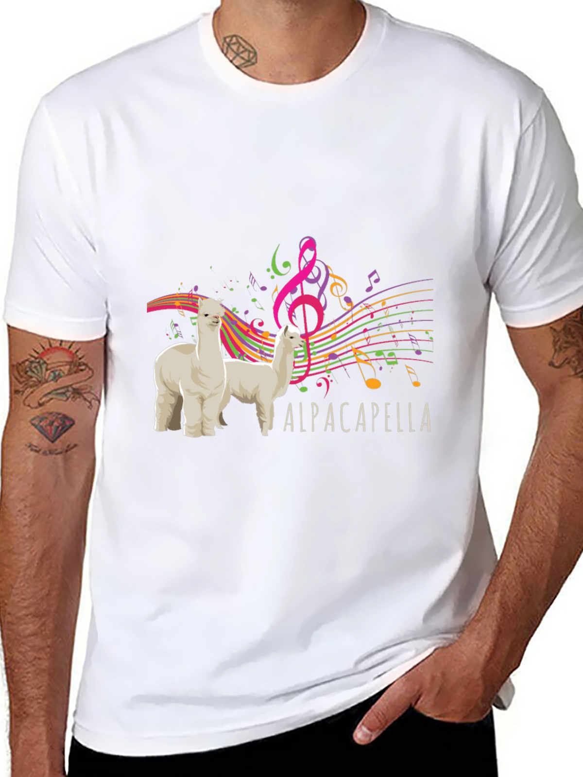 Alpacapella Music Lover T-Shirt
