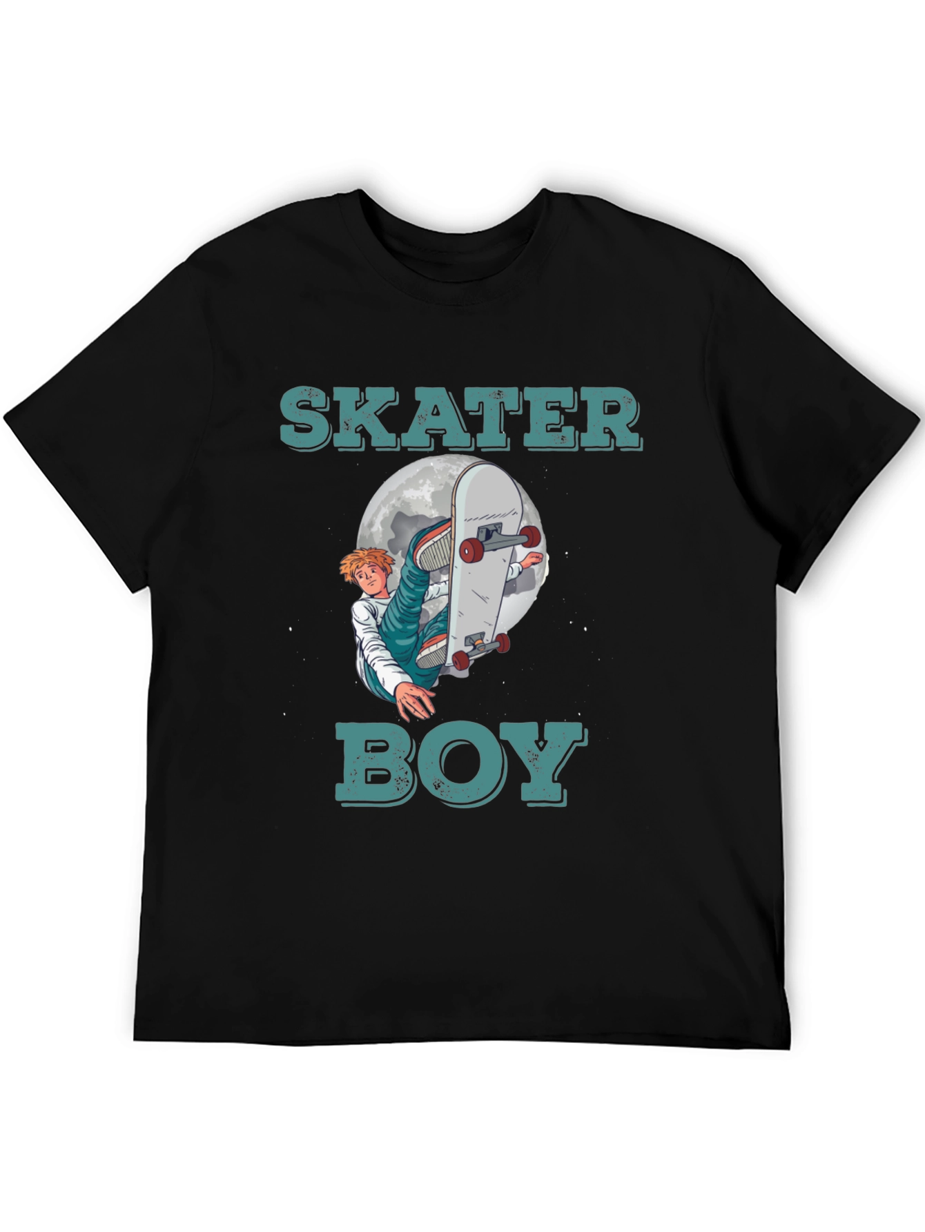 Skater Boy Graphic T-Shirt - Trendy Tee