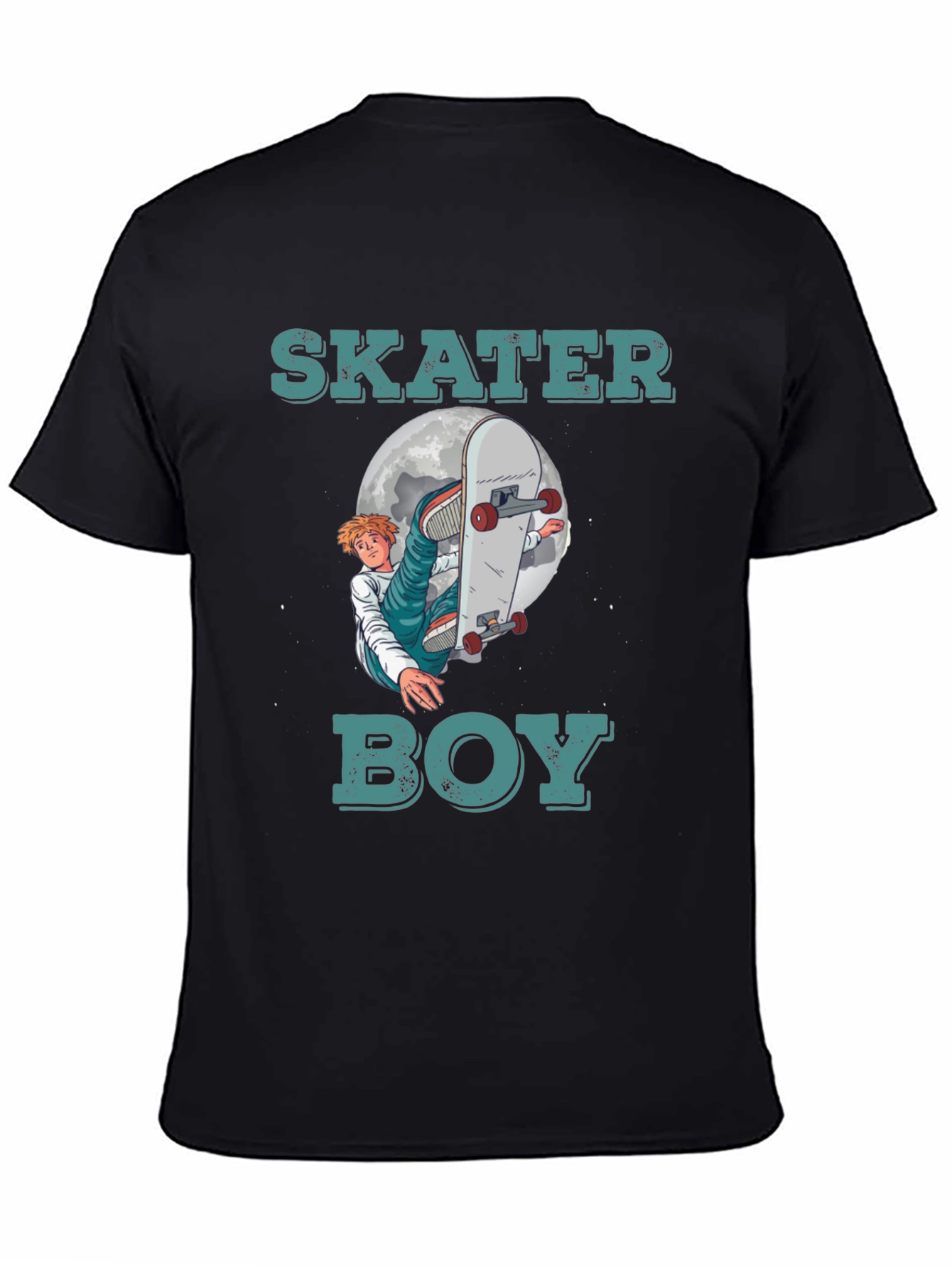 Skater Boy Graphic T-Shirt - Trendy Tee