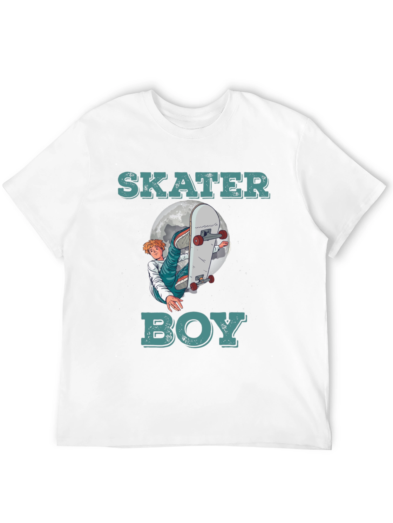 Skater Boy Graphic T-Shirt - Trendy Tee